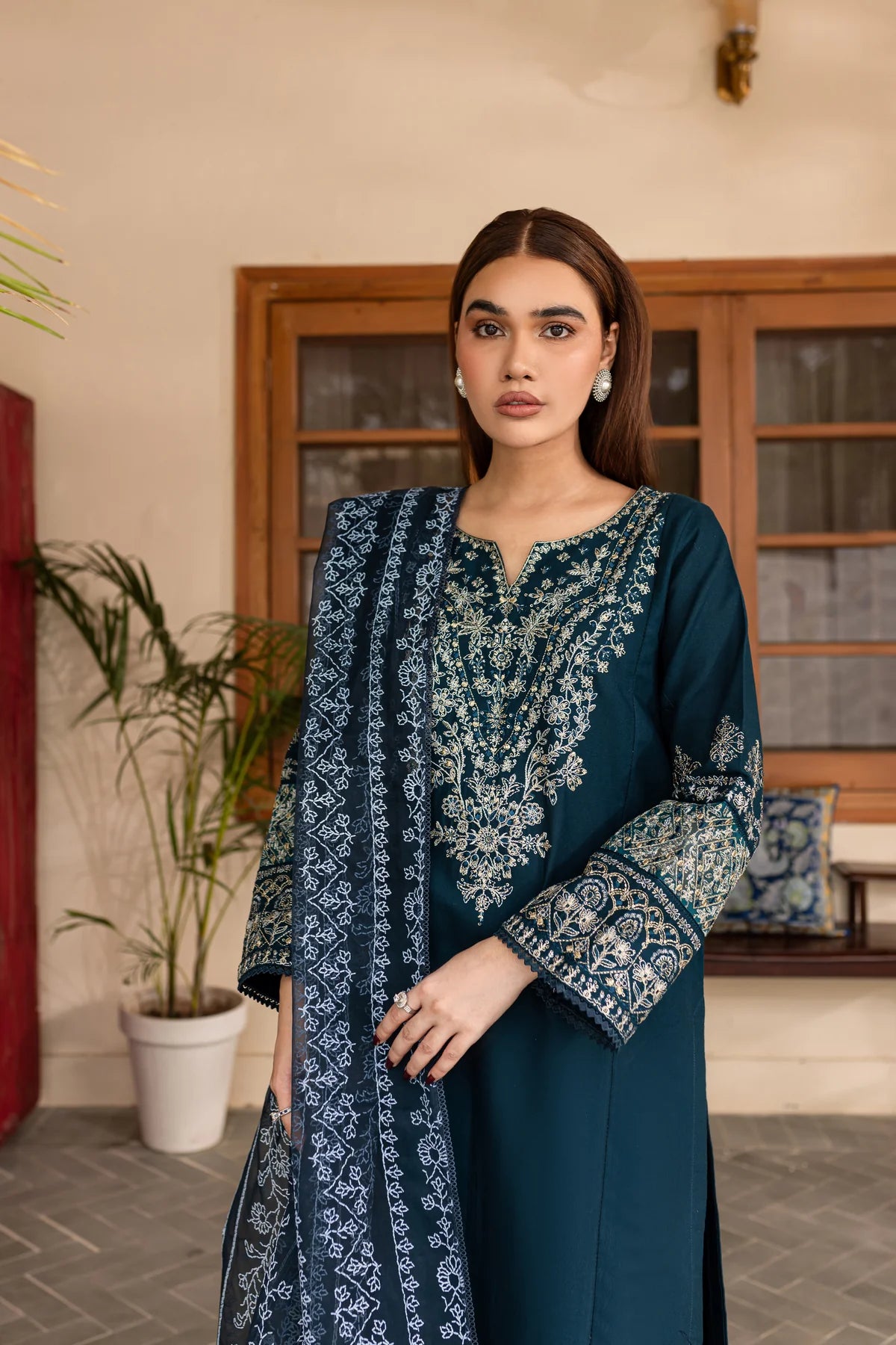 Best Selling - Amari 3Pc Embroidered Dress