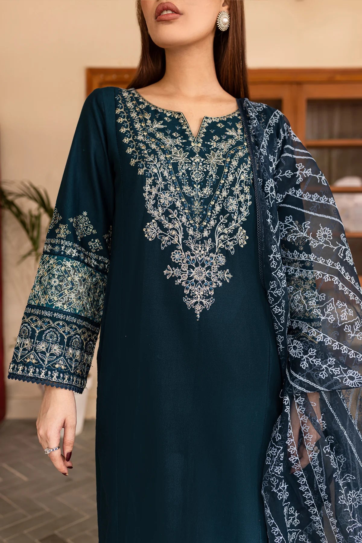 Best Selling - Amari 3Pc Embroidered Dress