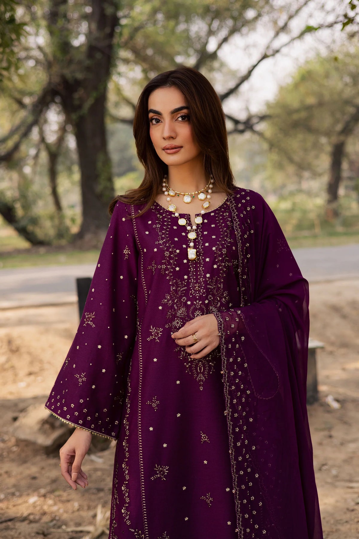 Best Selling - Berlin 3Pc Embroidered Dress