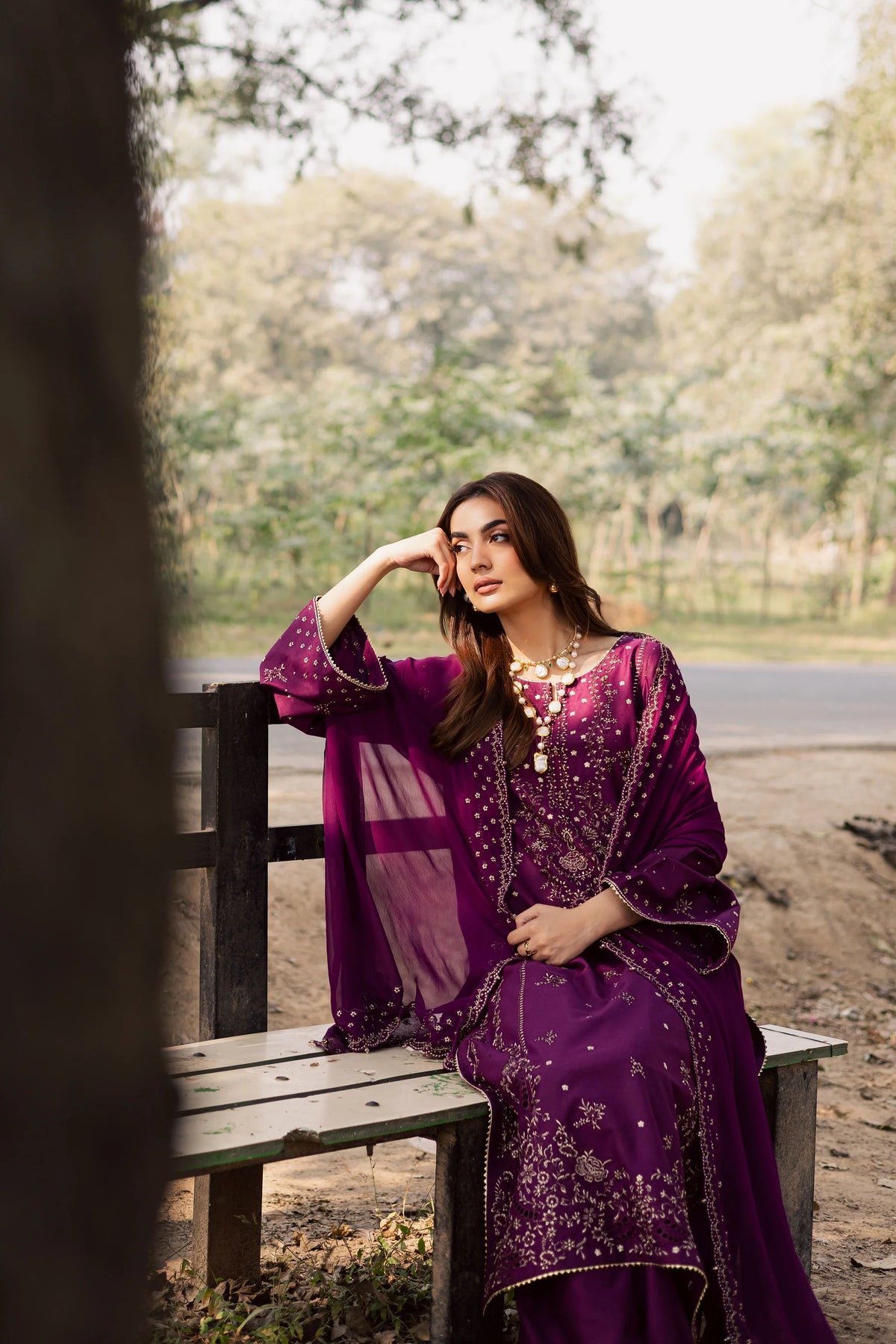 Best Selling - Berlin 3Pc Embroidered Dress
