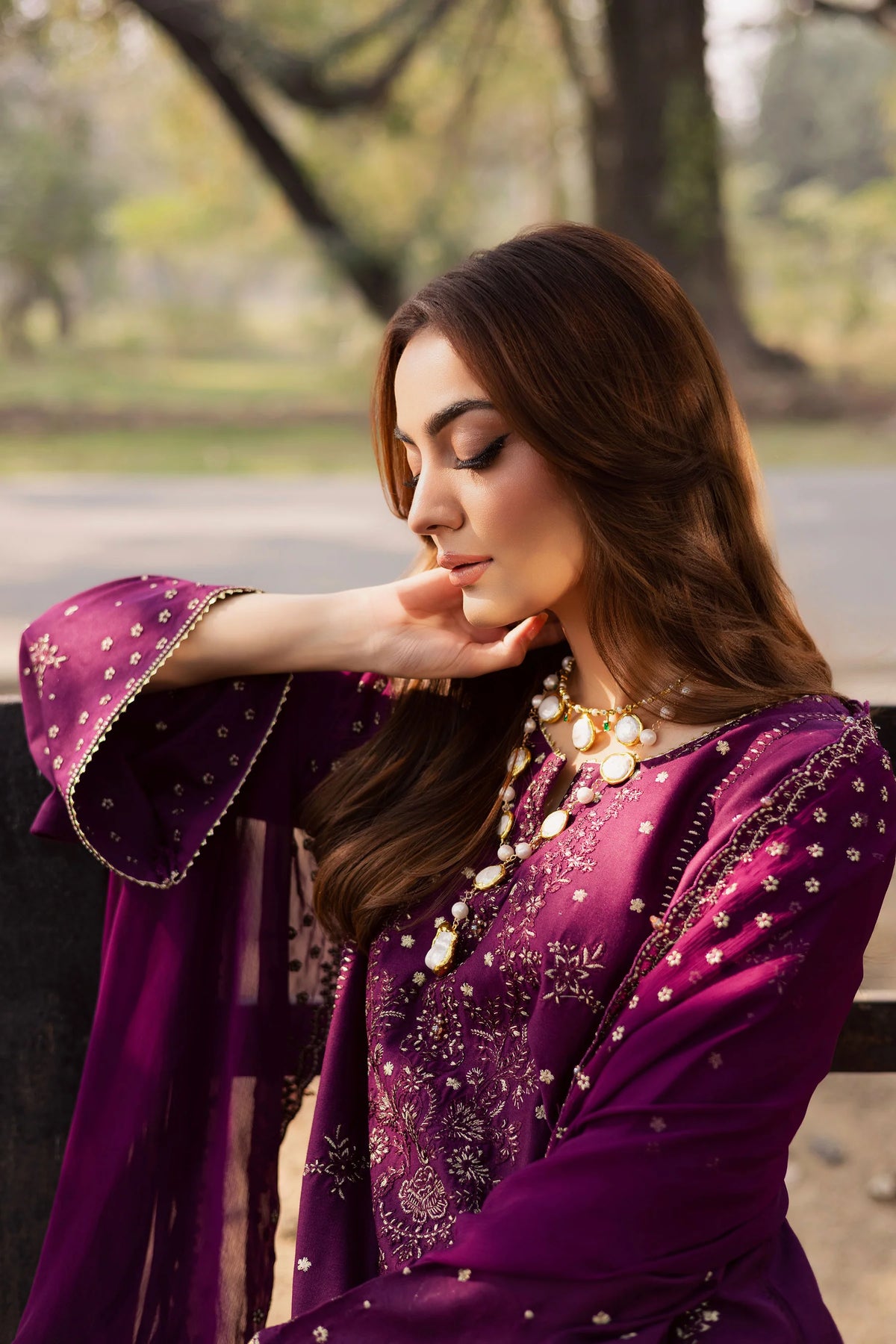 Best Selling - Berlin 3Pc Embroidered Dress