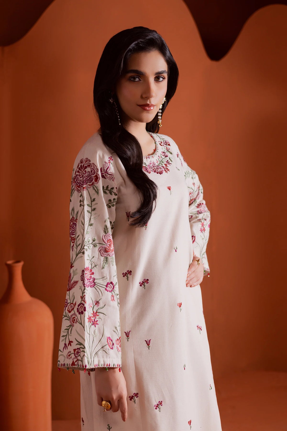 Winter - Best Selling - Colours 2Pc Embroidered Dress
