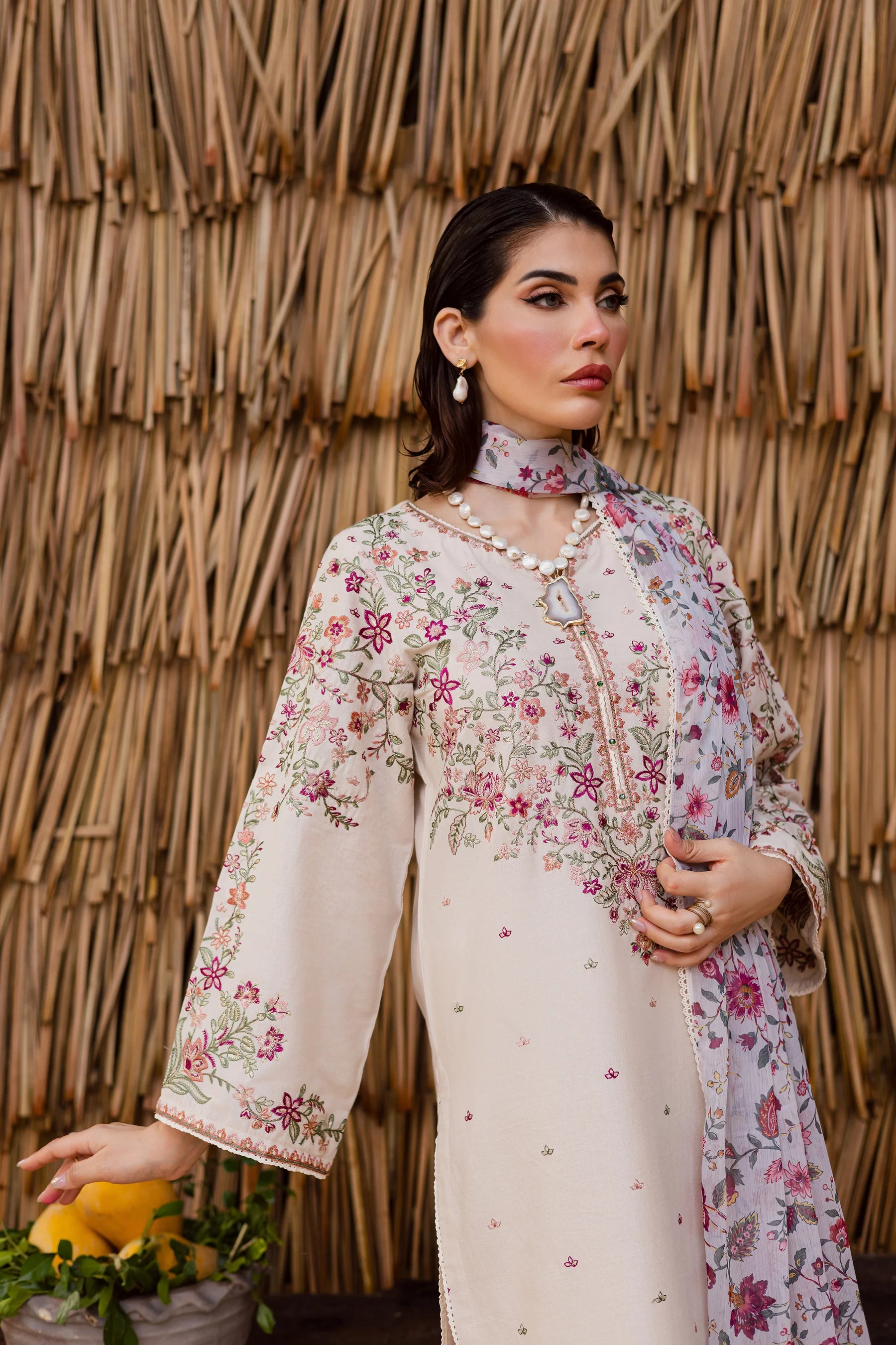 Best Selling - Dream Garden 3Pc Embroidered Dress