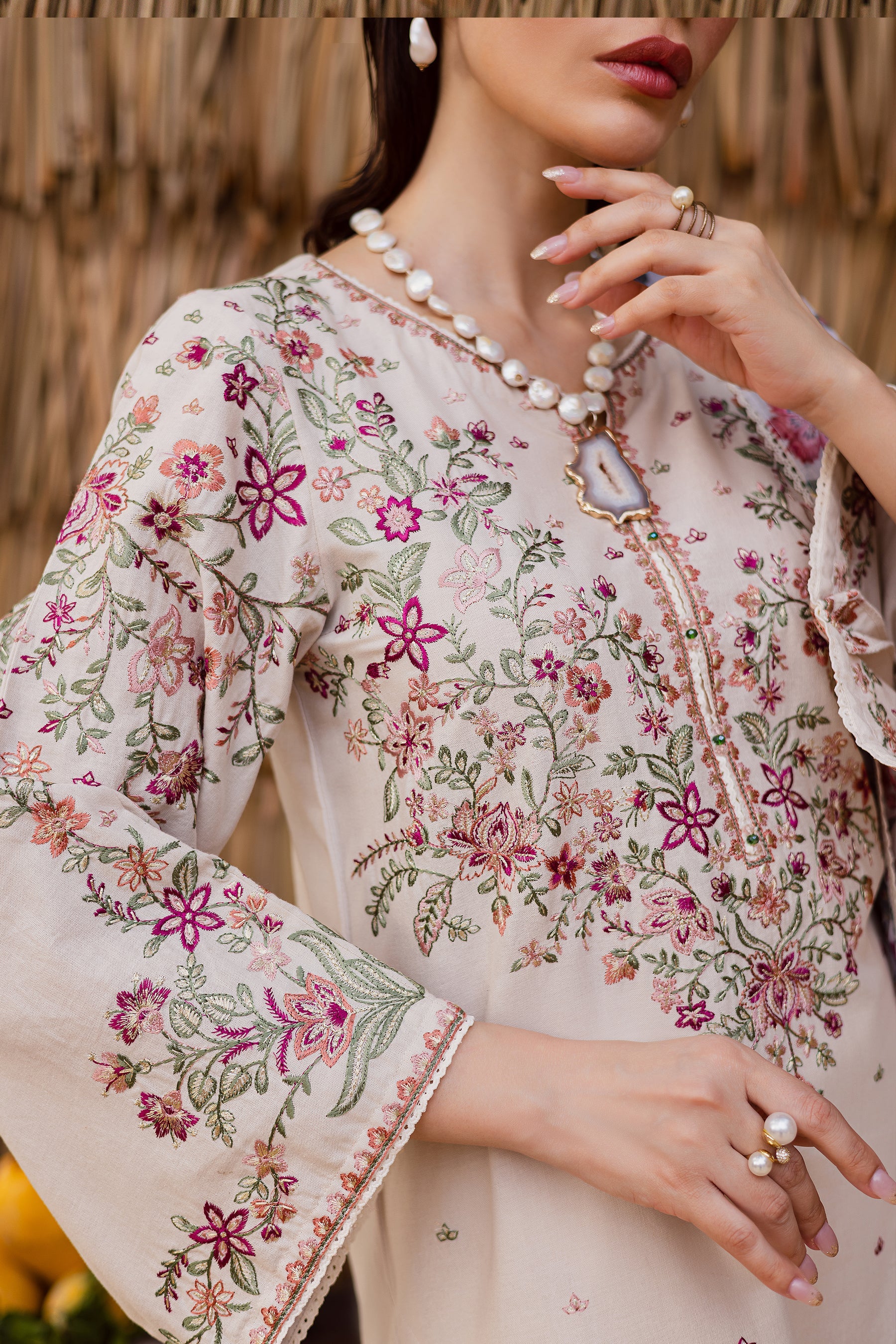 Best Selling - Dream Garden 3Pc Embroidered Dress