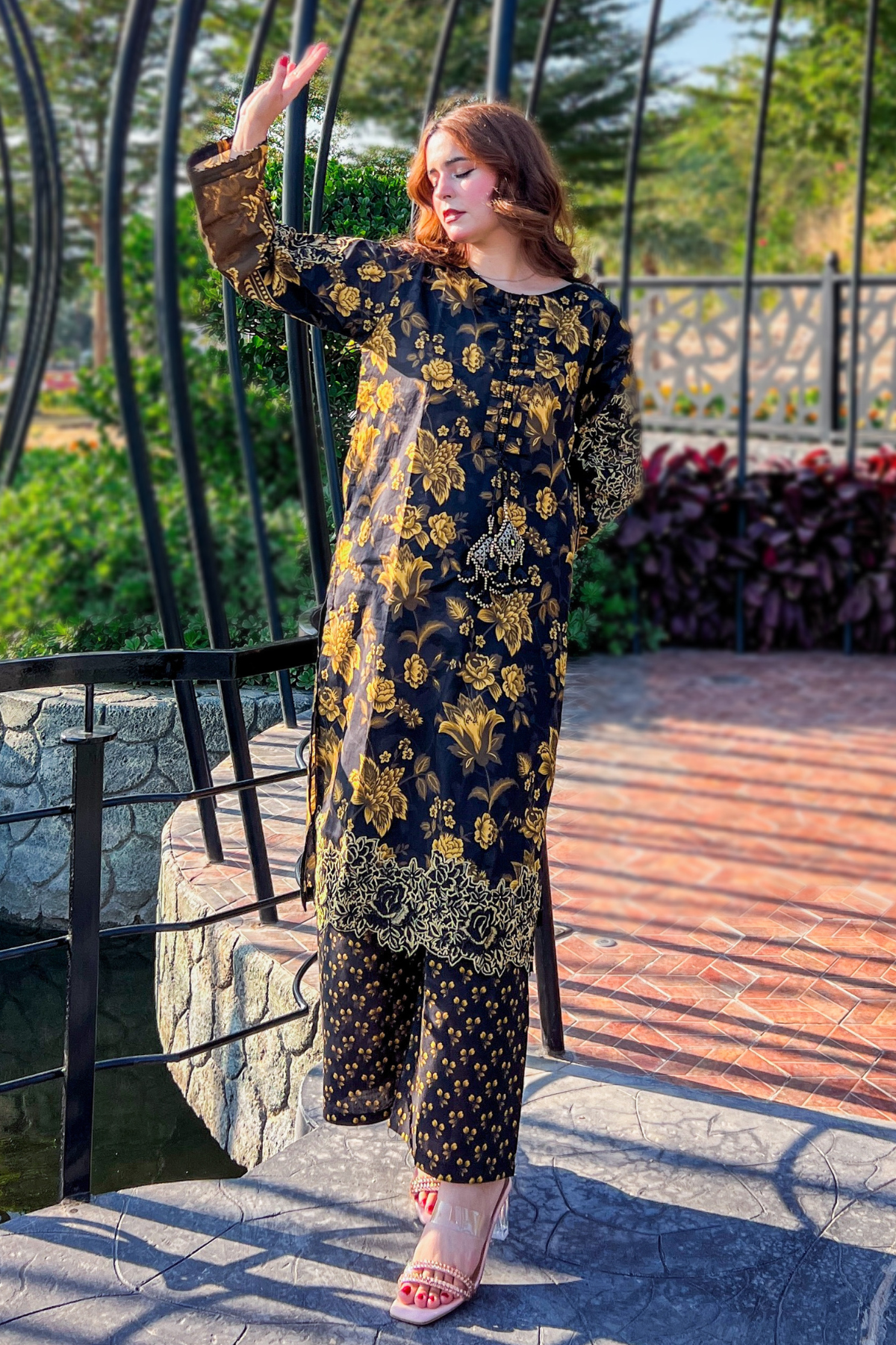 Winter - Best Selling - Enya 2Pc Embroidered Dress