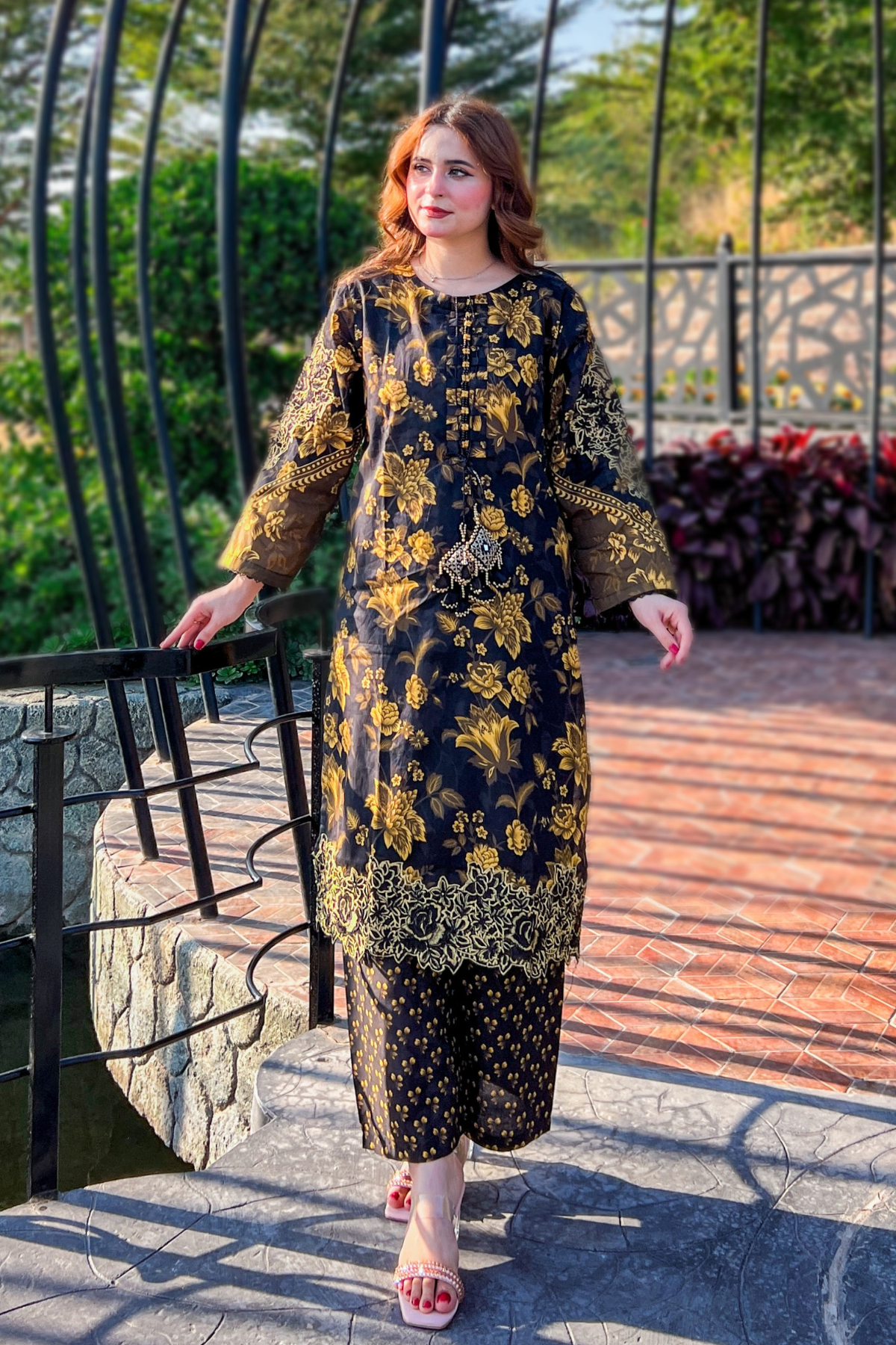 Winter - Best Selling - Enya 2Pc Embroidered Dress