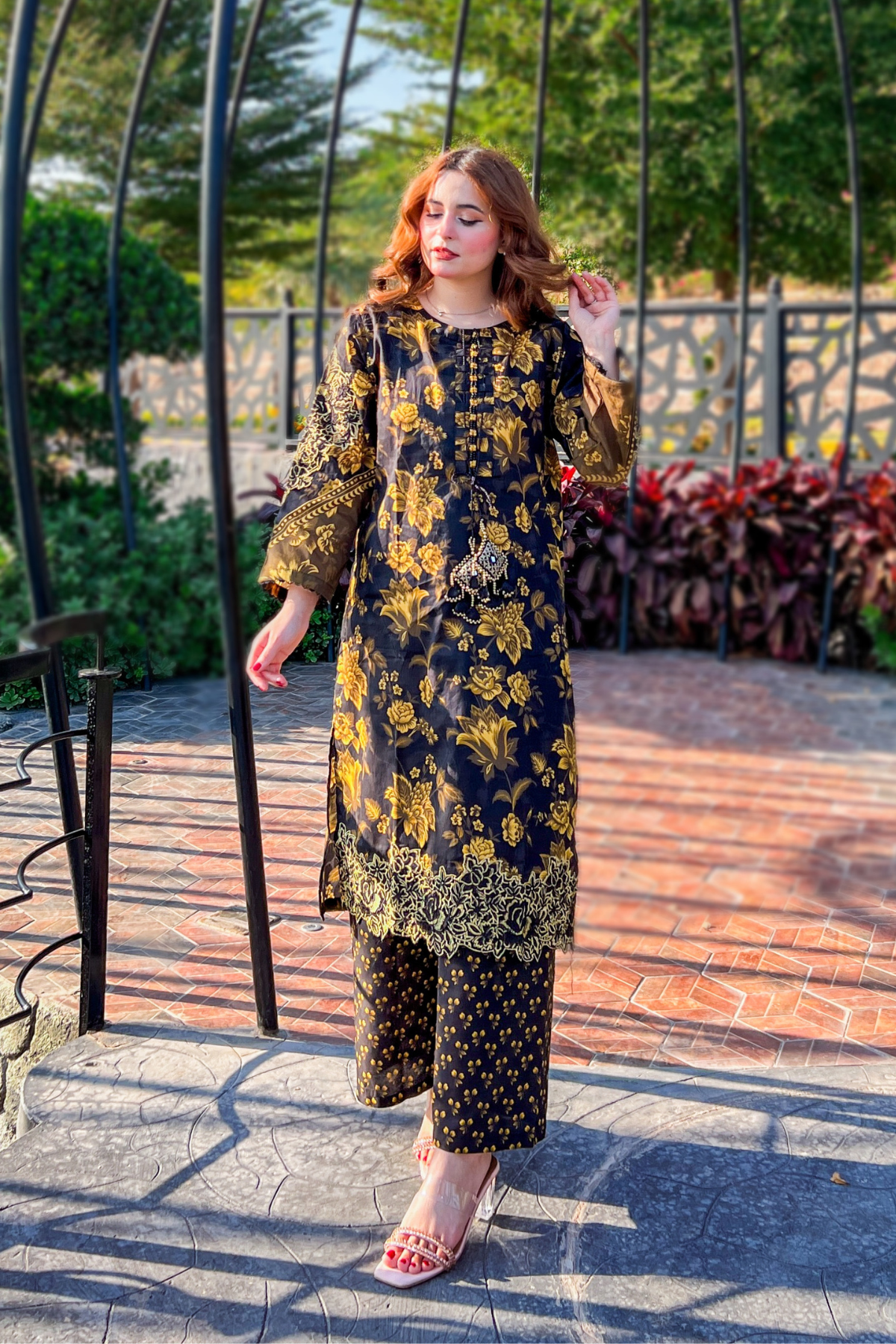 Winter - Best Selling - Enya 2Pc Embroidered Dress
