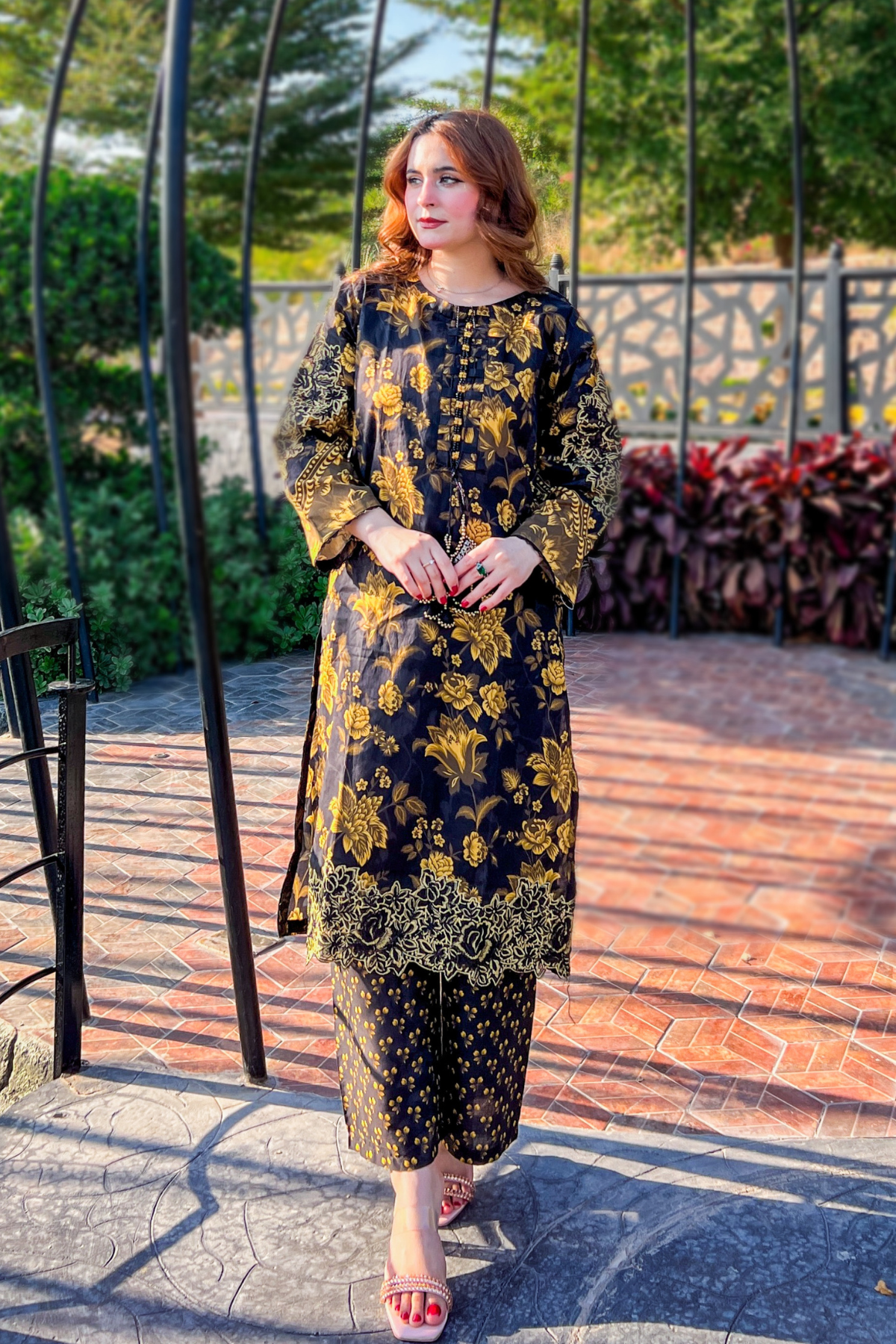 Winter - Best Selling - Enya 2Pc Embroidered Dress