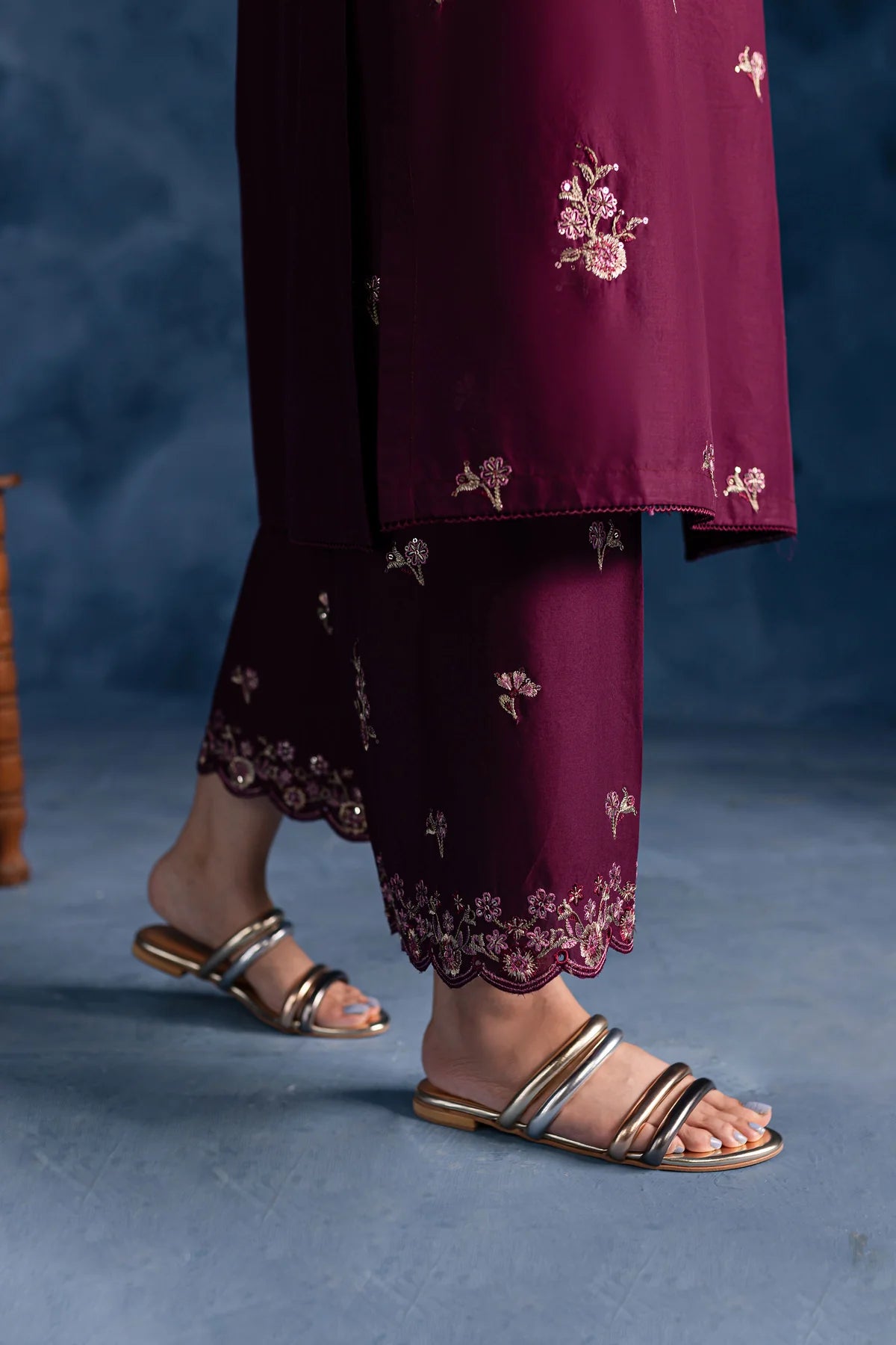 Best Selling - Florid 2Pc Embroidered Dress