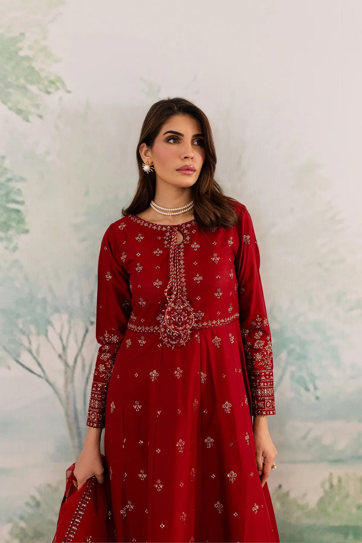 Best Selling - Gullposh 3Pc Embroidered Dress