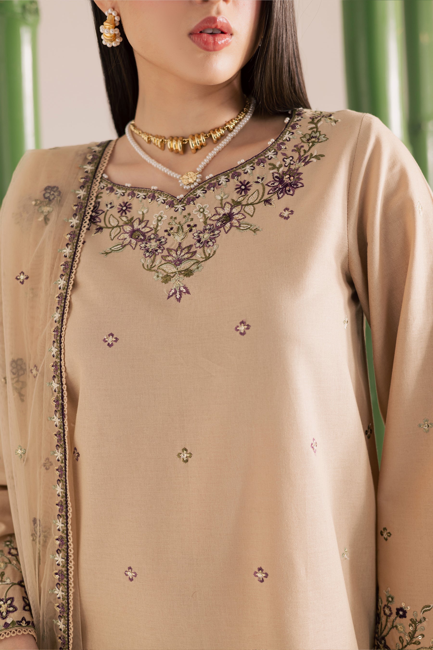 Best Selling - Hastings 3Pc Embroidered Dress