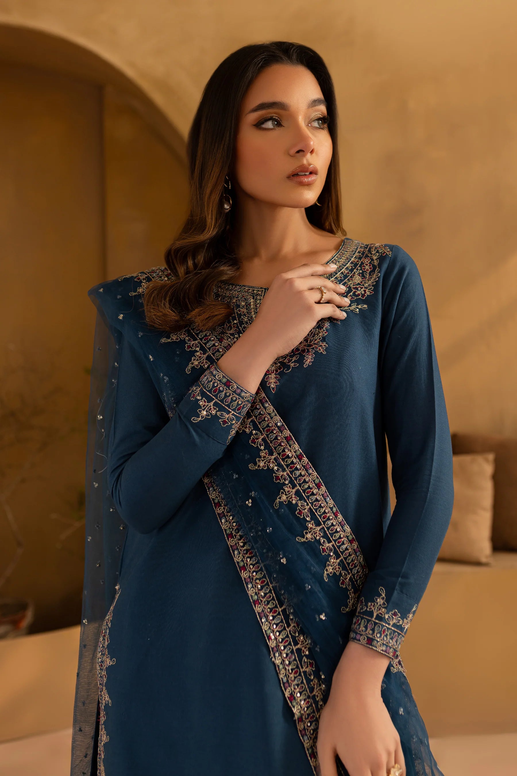Best Selling - Joey 3Pc Embroidered Dress