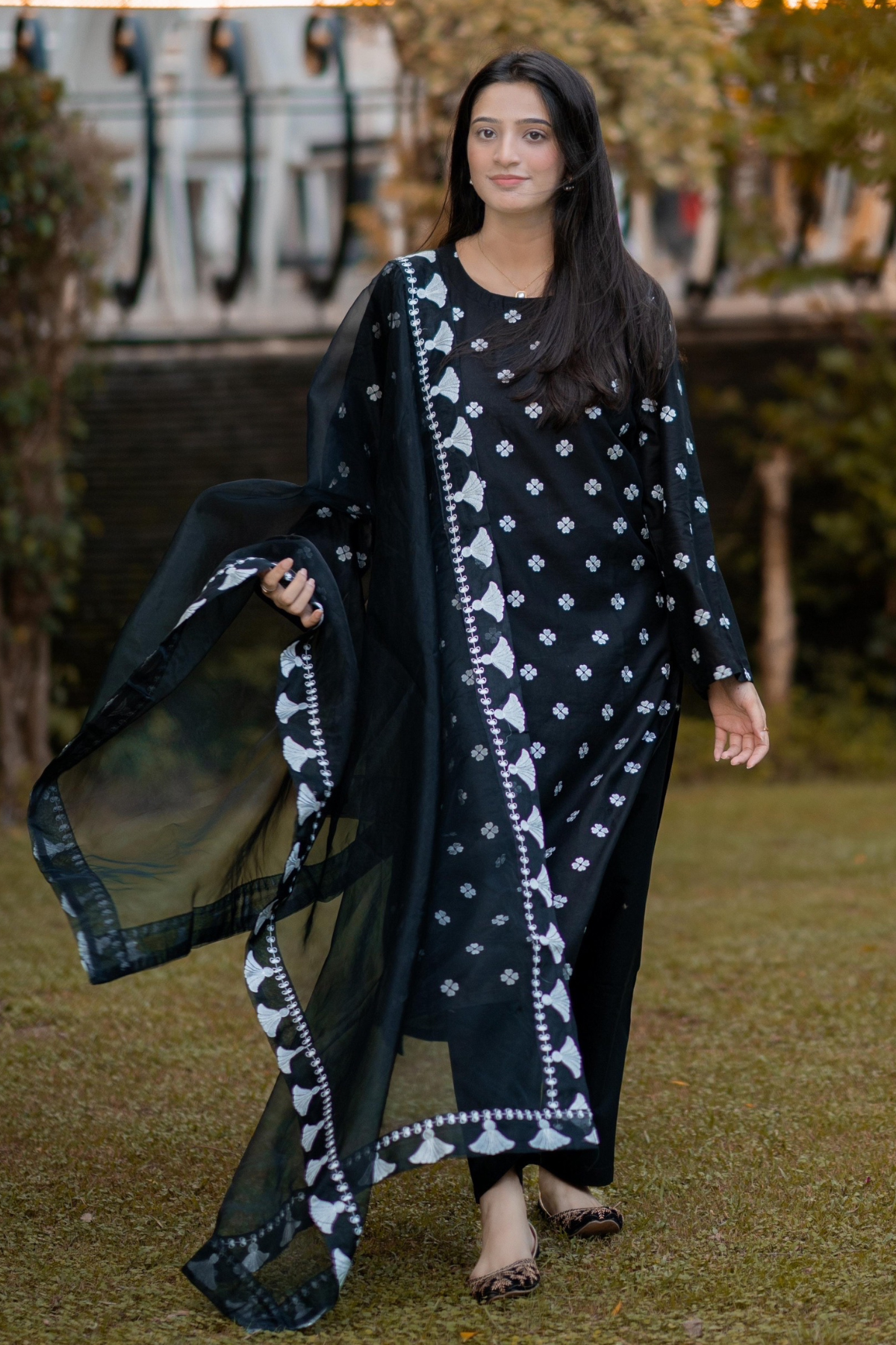 Best Selling - Mahbas 3Pc Embroidered Dress