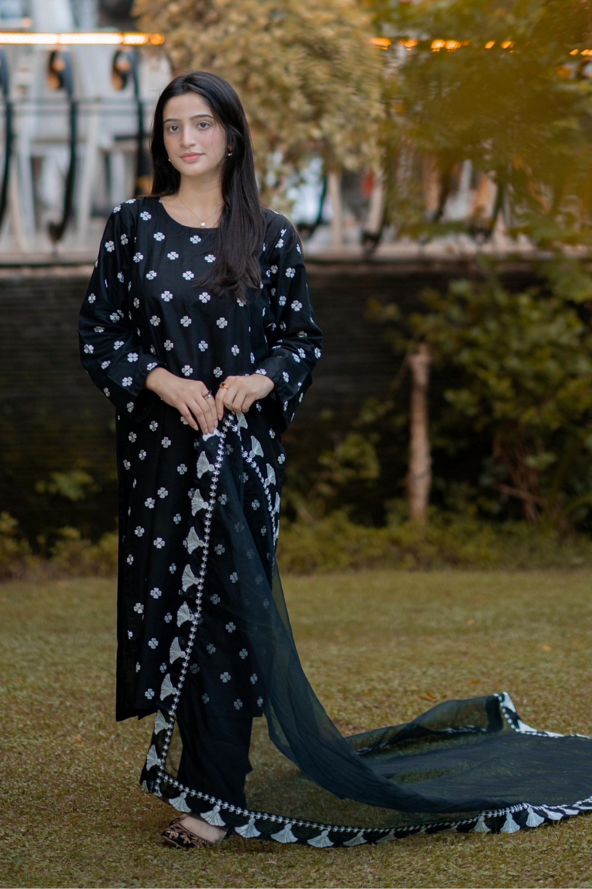 Best Selling - Mahbas 3Pc Embroidered Dress