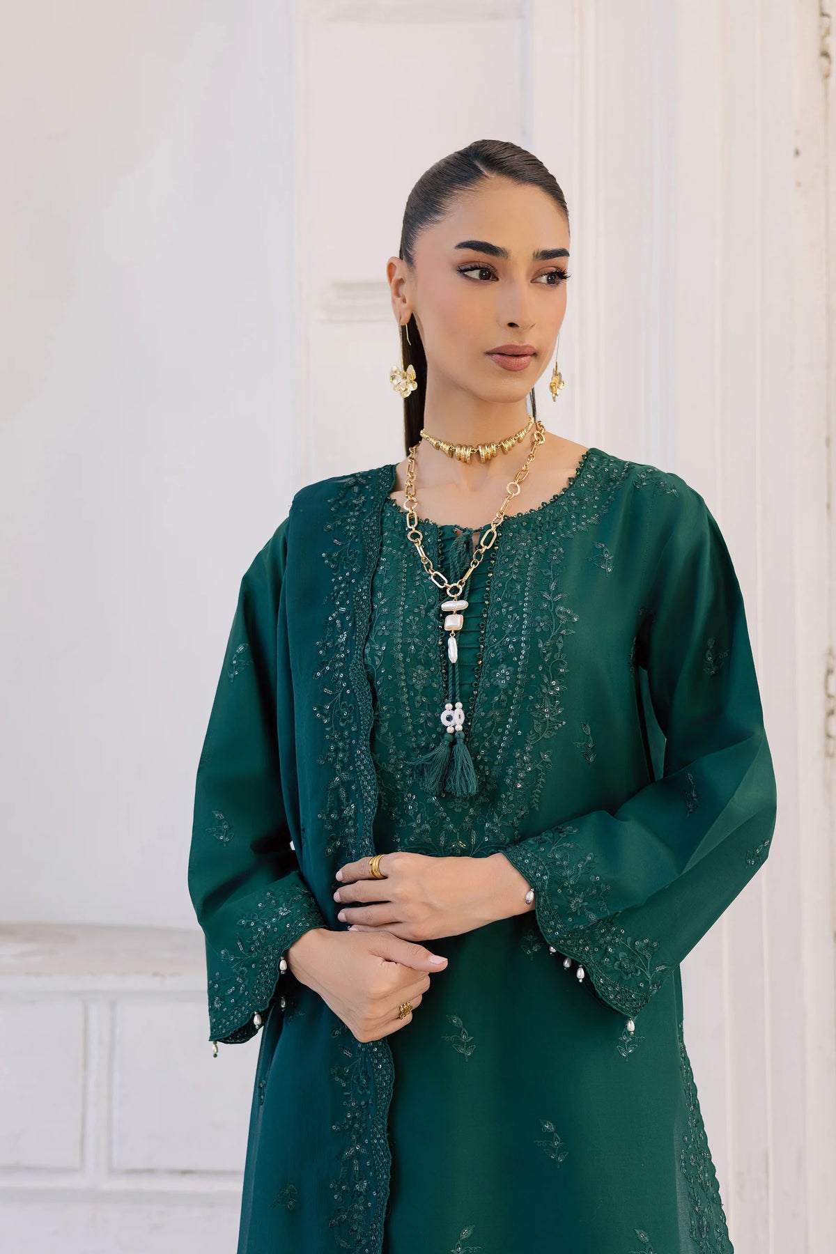 Best Selling - Manta 3Pc Festive Embroidered Dress