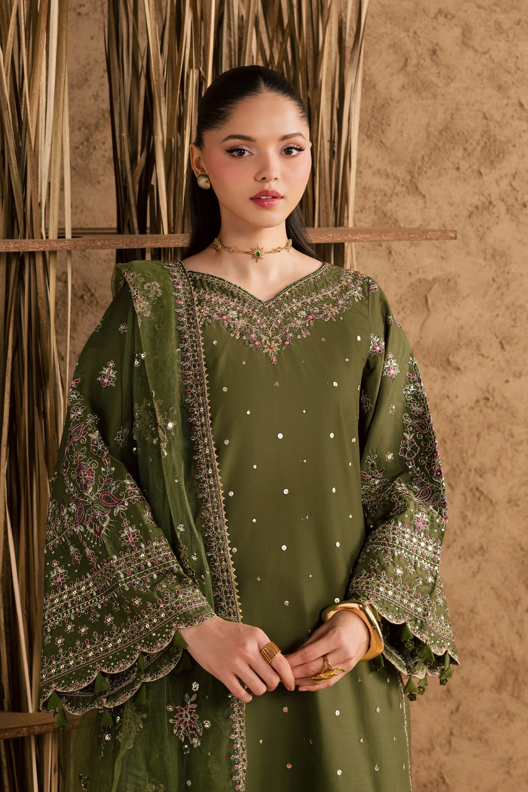 Best Selling - Nivora 3Pc Festive Embroidered Pret