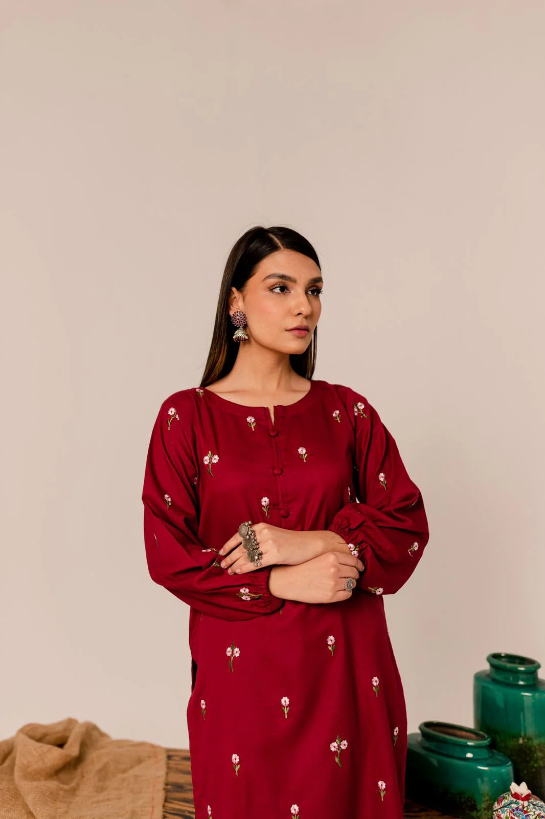 Best Selling - Parel 2Pc Embroidered Dress