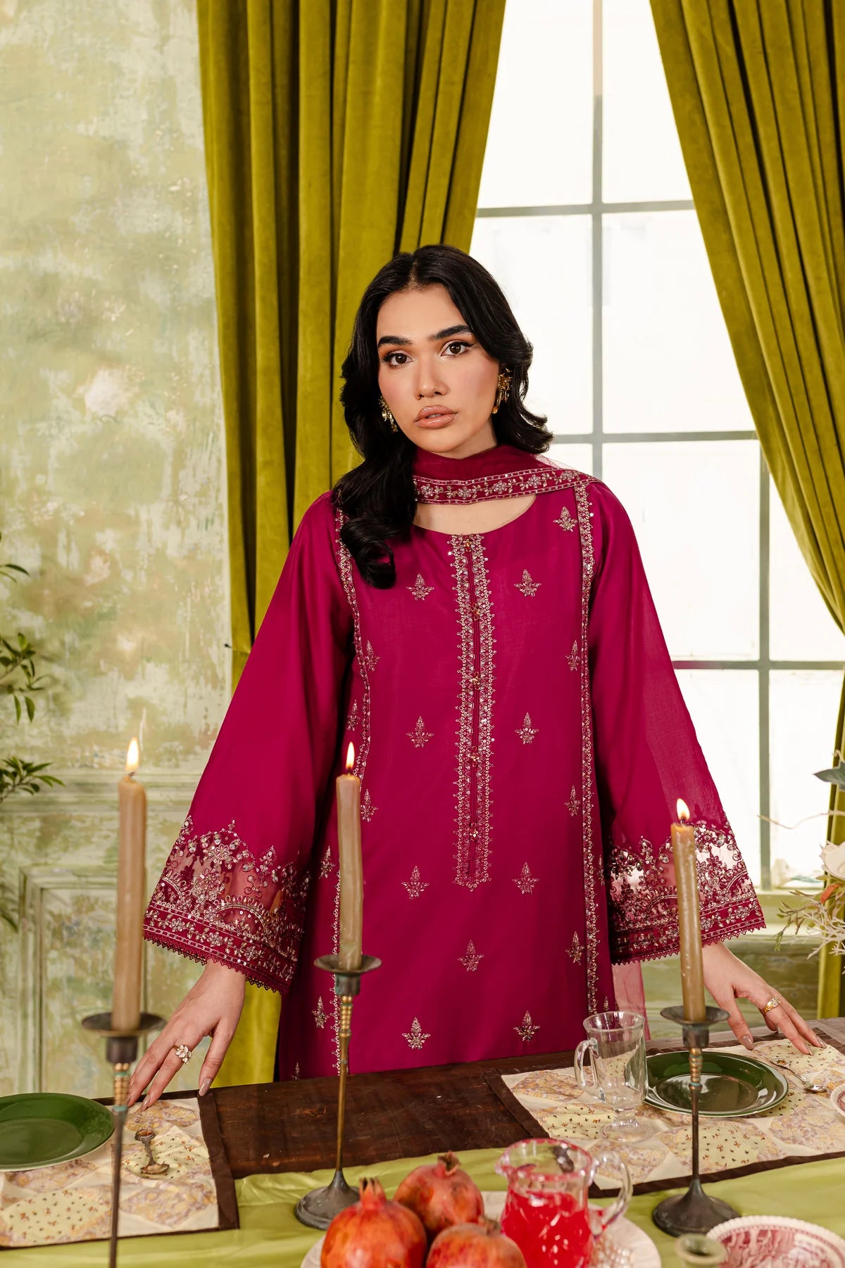 Winter - Best Selling - Polo 3Pc Embroidered Dress