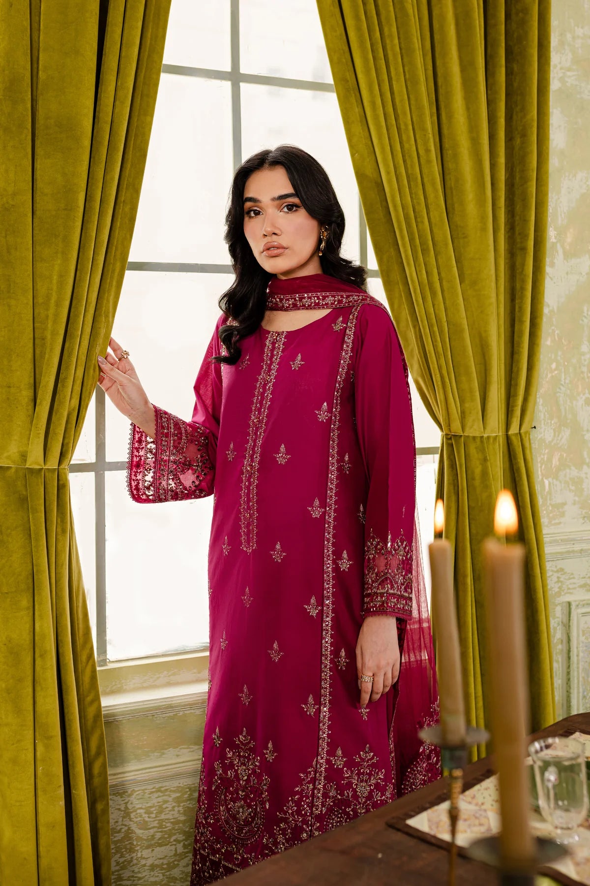 Winter - Best Selling - Polo 3Pc Embroidered Dress