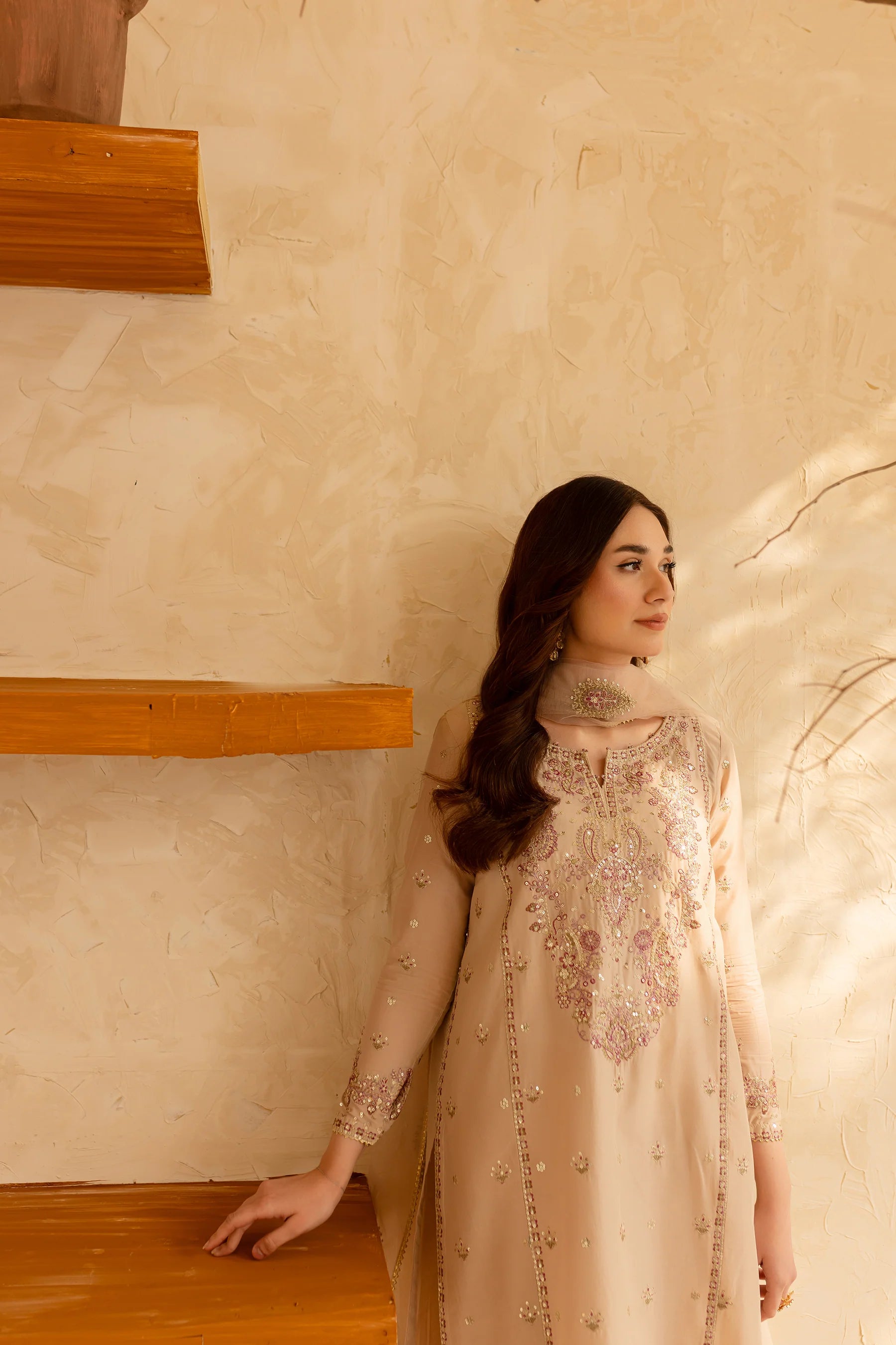 Winter - Best Selling - Rafaello 3Pc Embroidered Dress