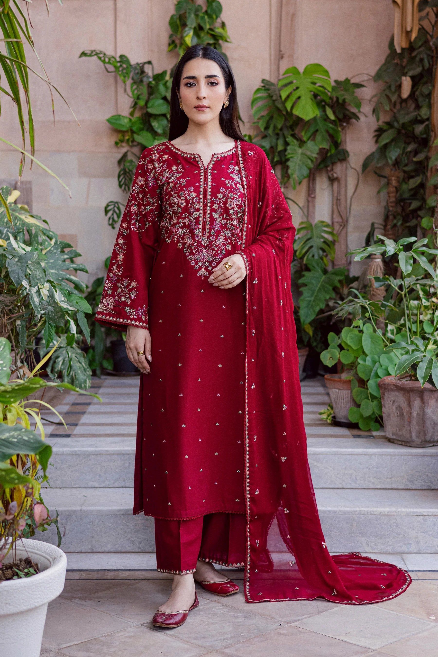 Best Selling - Wild Dream 3Pc Embroidered Dress Best Selling - Wild Dream 3Pc Embroidered Dress
