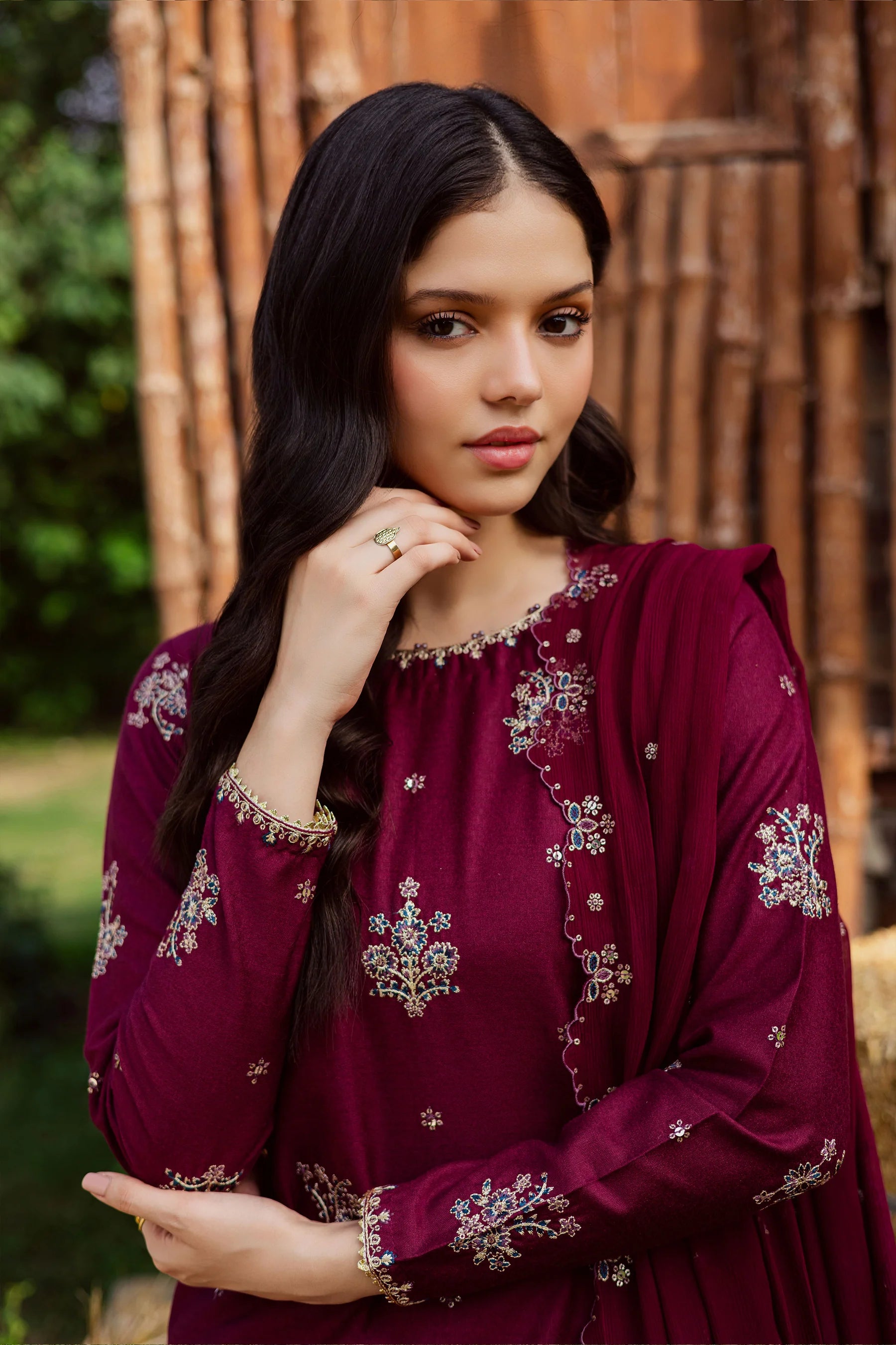 Best Selling - Bells 3Pc Embroidered Dress