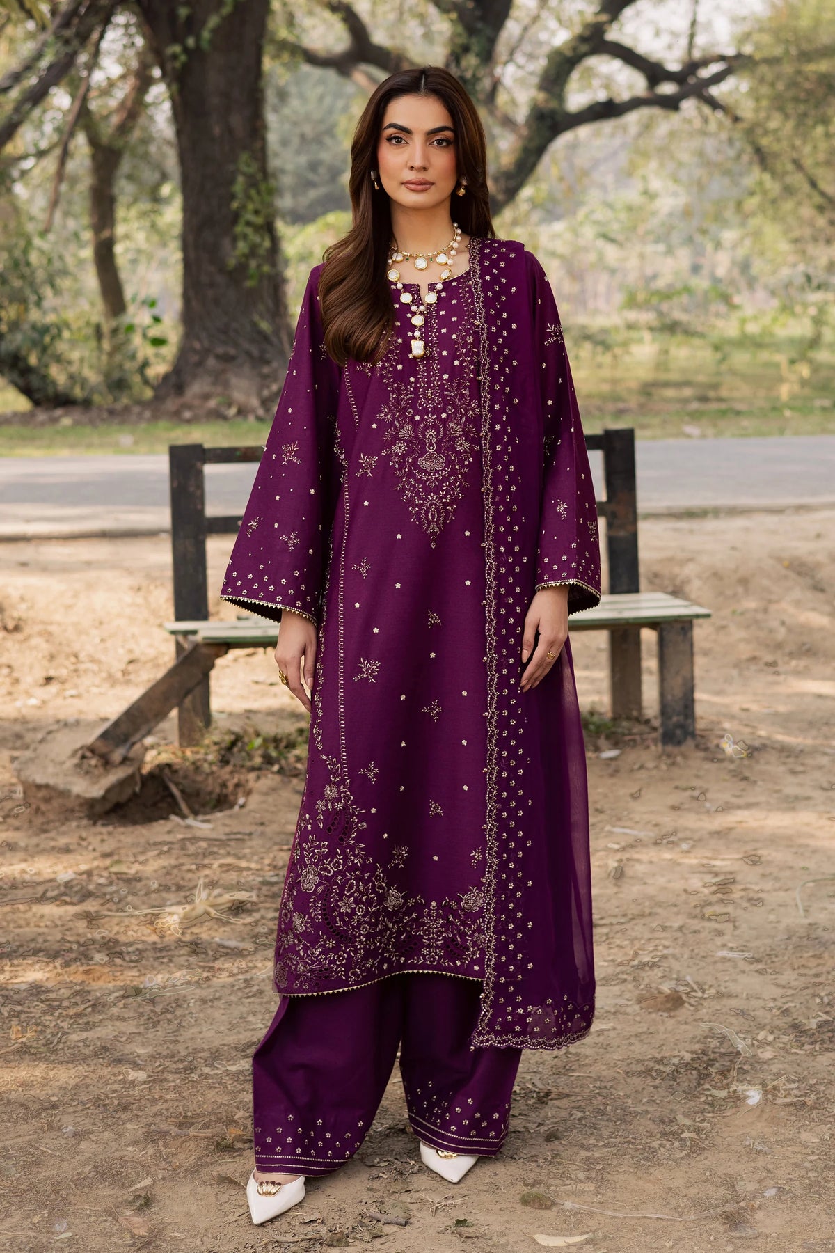 Best Selling - Berlin 3Pc Embroidered Dress