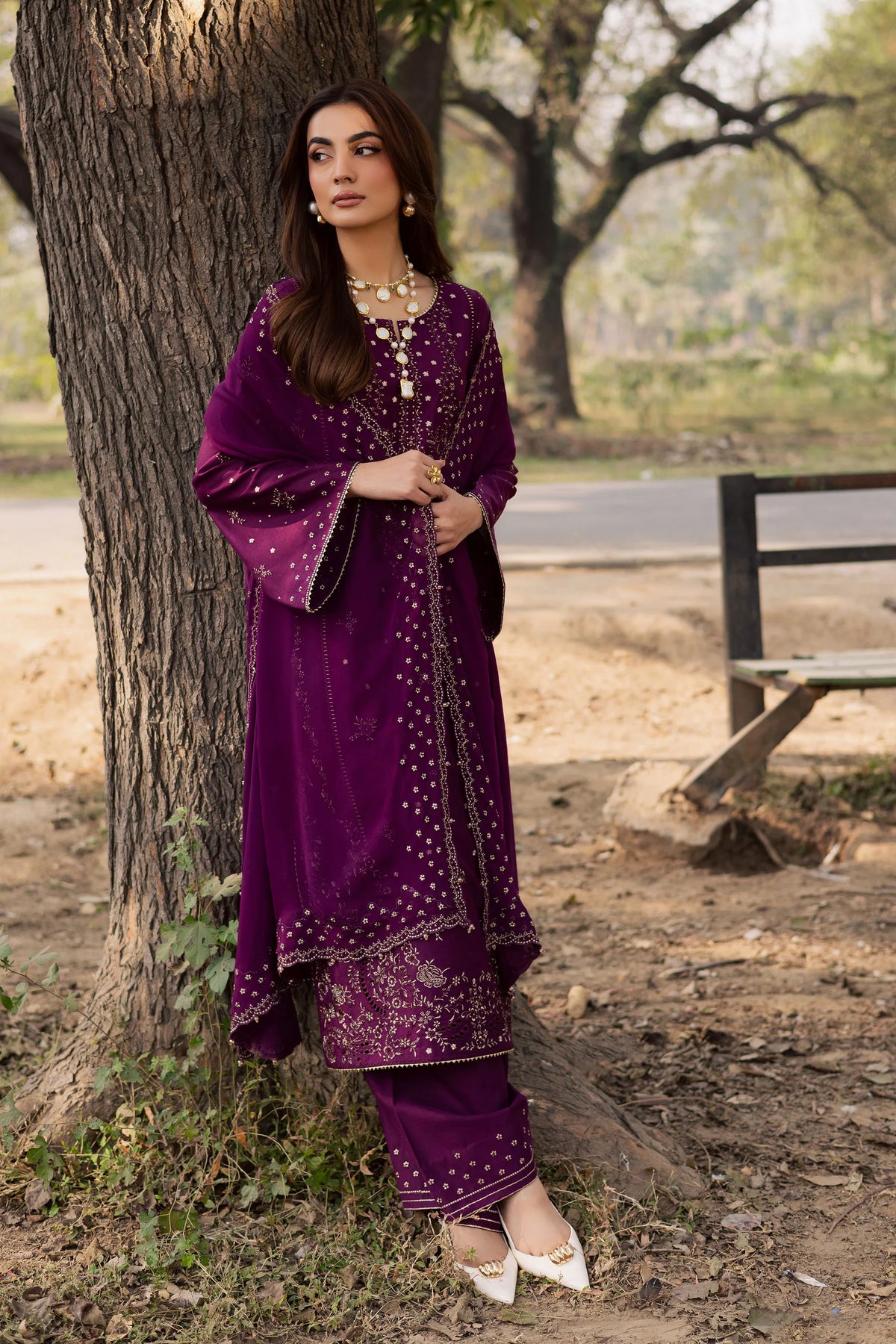 Best Selling - Berlin 3Pc Embroidered Dress
