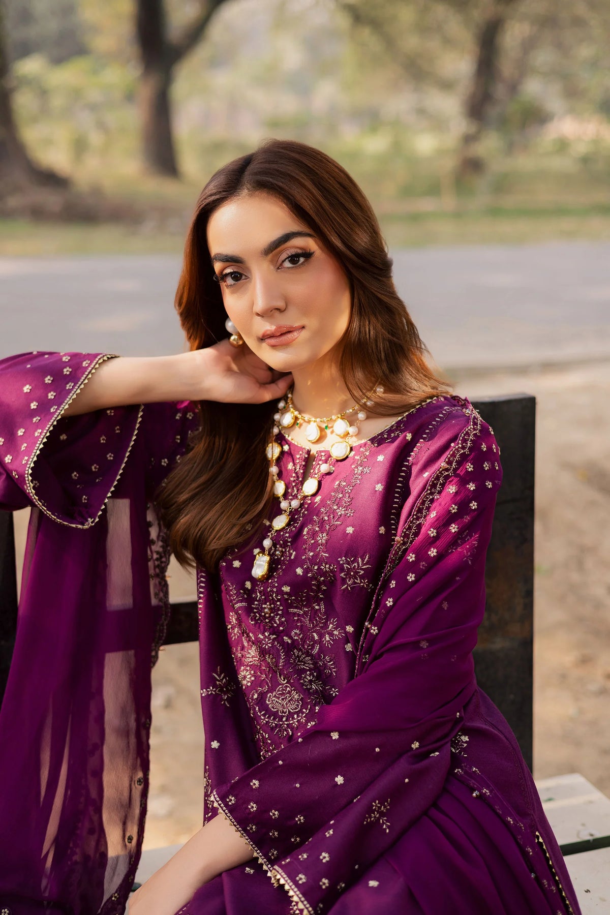 Best Selling - Berlin 3Pc Embroidered Dress
