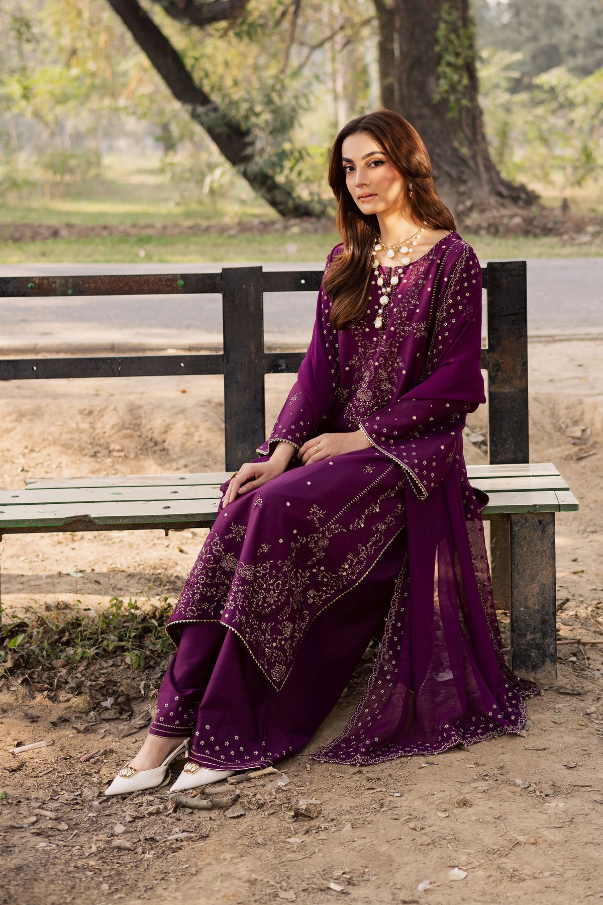Best Selling - Berlin 3Pc Embroidered Dress