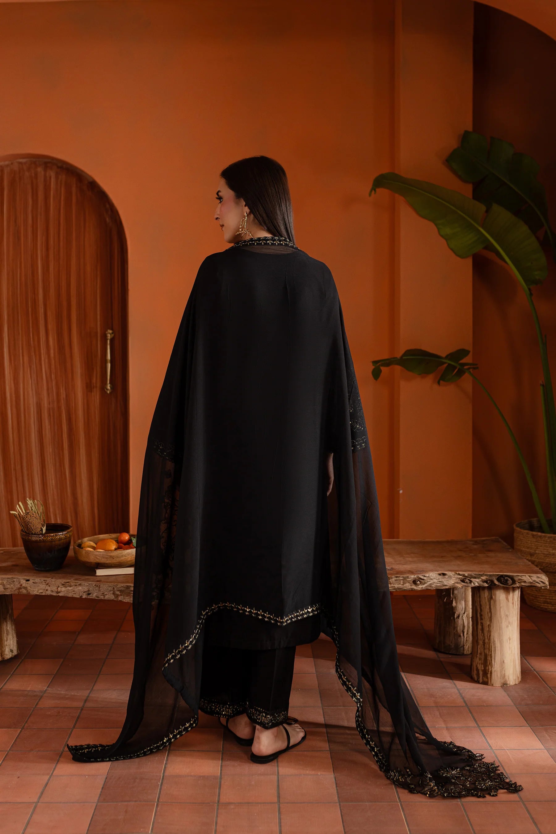 Best Selling - Black Magisk 3Pc Embroidered Dress