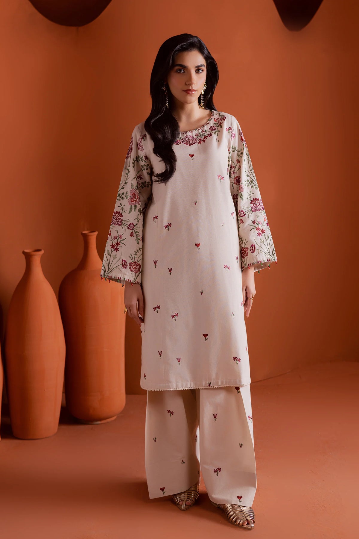 Winter - Best Selling - Colours 2Pc Embroidered Dress