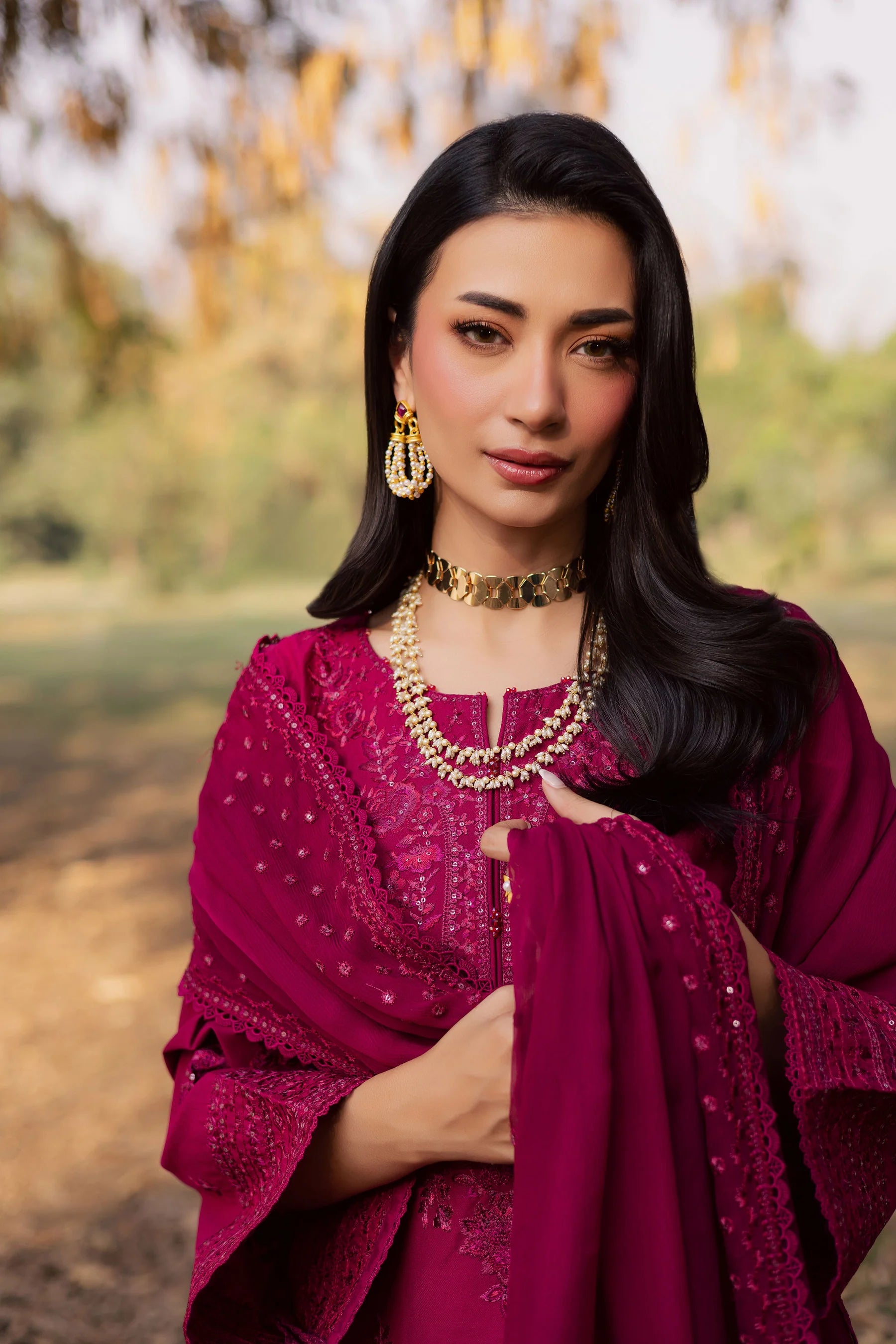 Best Selling - Elea 3Pc Embroidered Dress