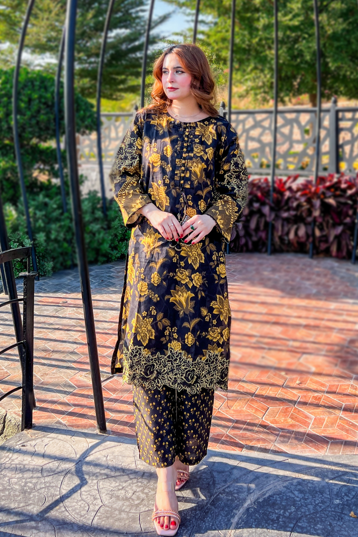 Best Selling - Enya 2Pc Embroidered Dress