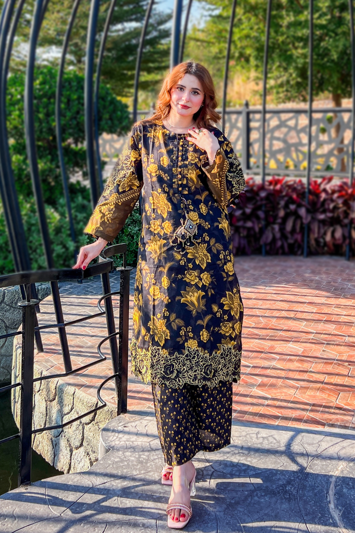 Best Selling - Enya 2Pc Embroidered Dress