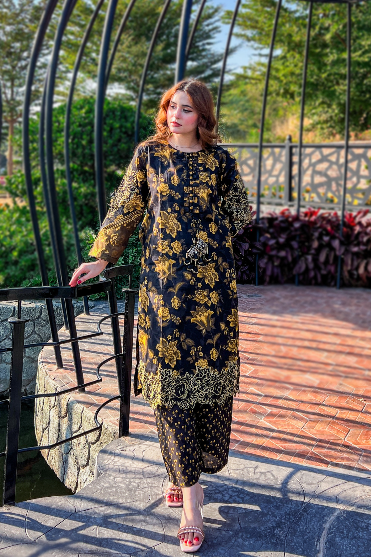 Best Selling - Enya 2Pc Embroidered Dress