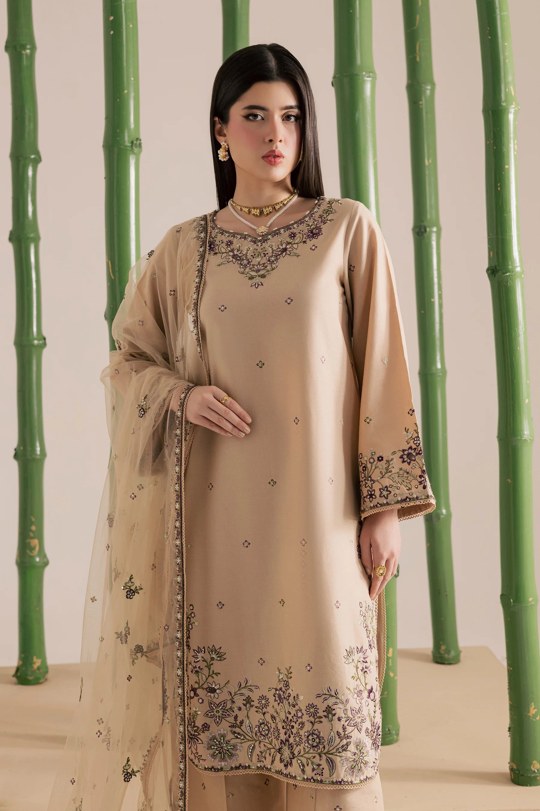Best Selling - Hastings 3Pc Embroidered Dress