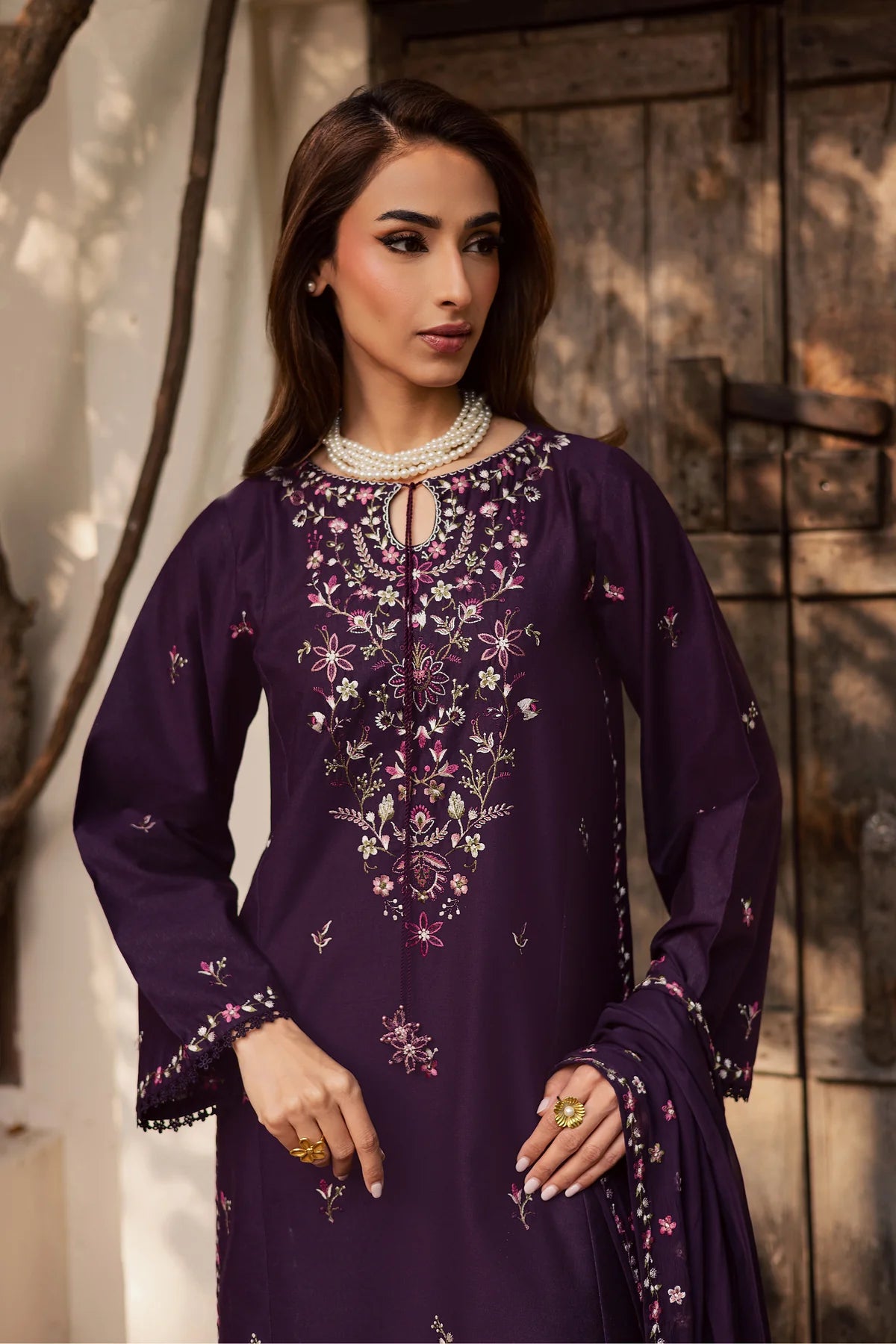 Best Selling - Malam 3Pc Embroidered Festive Dress