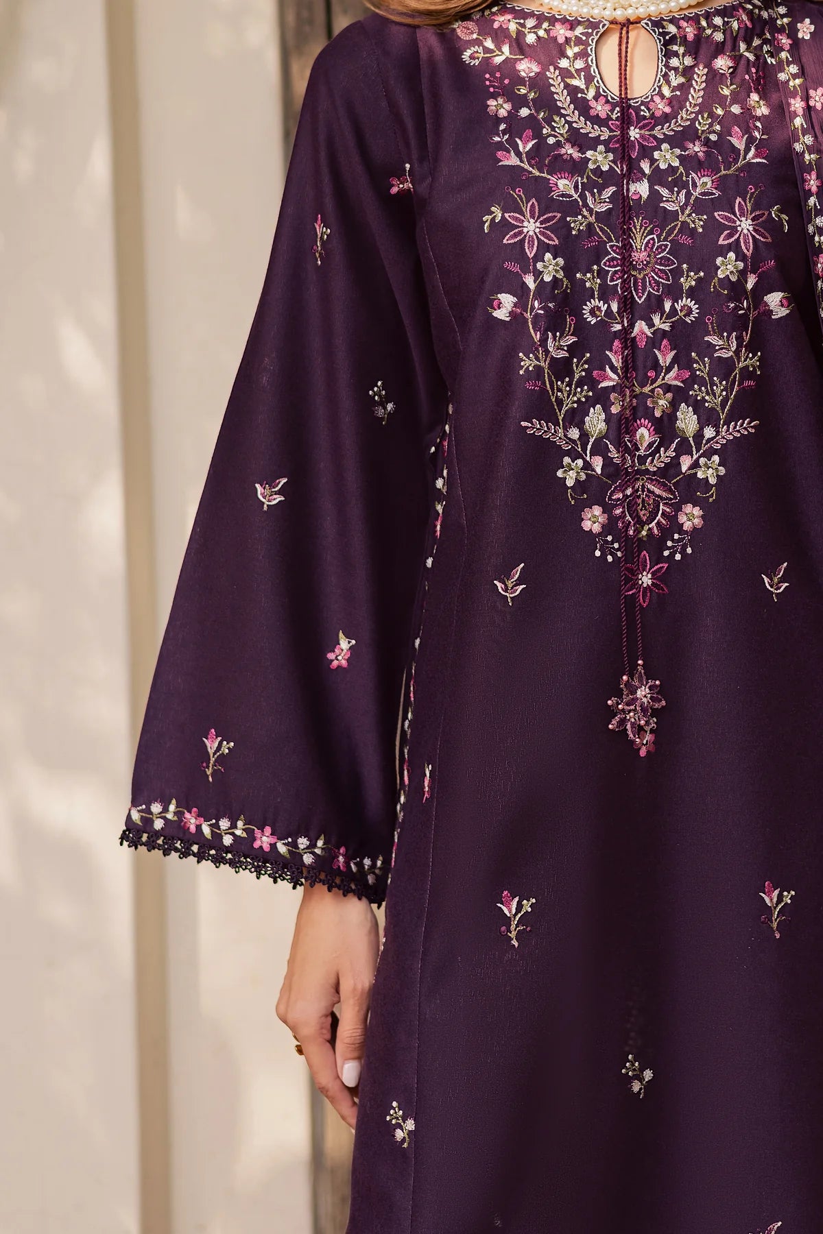 Best Selling - Malam 3Pc Embroidered Festive Dress