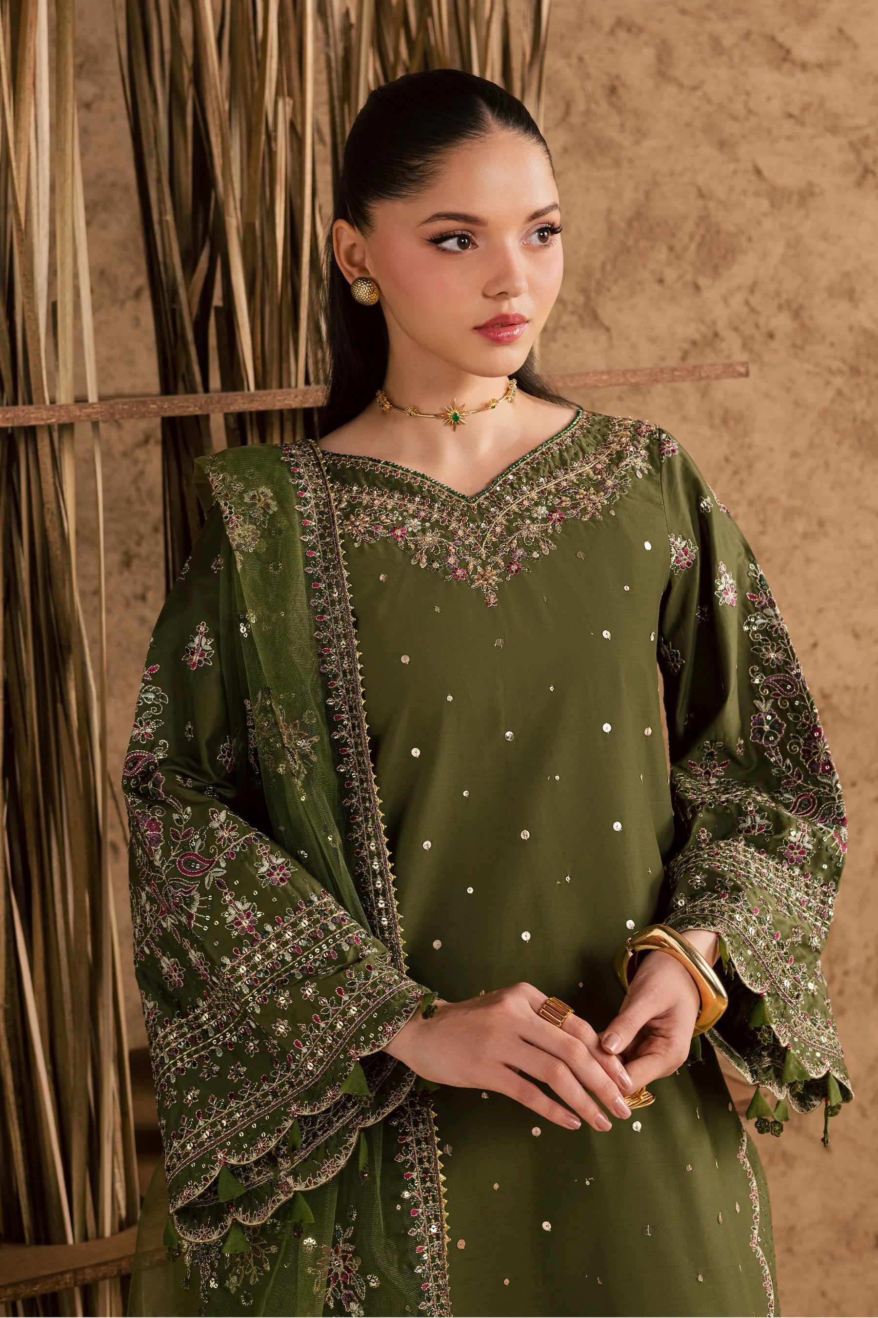 Best Selling - Nivora 3Pc Festive Embroidered Pret