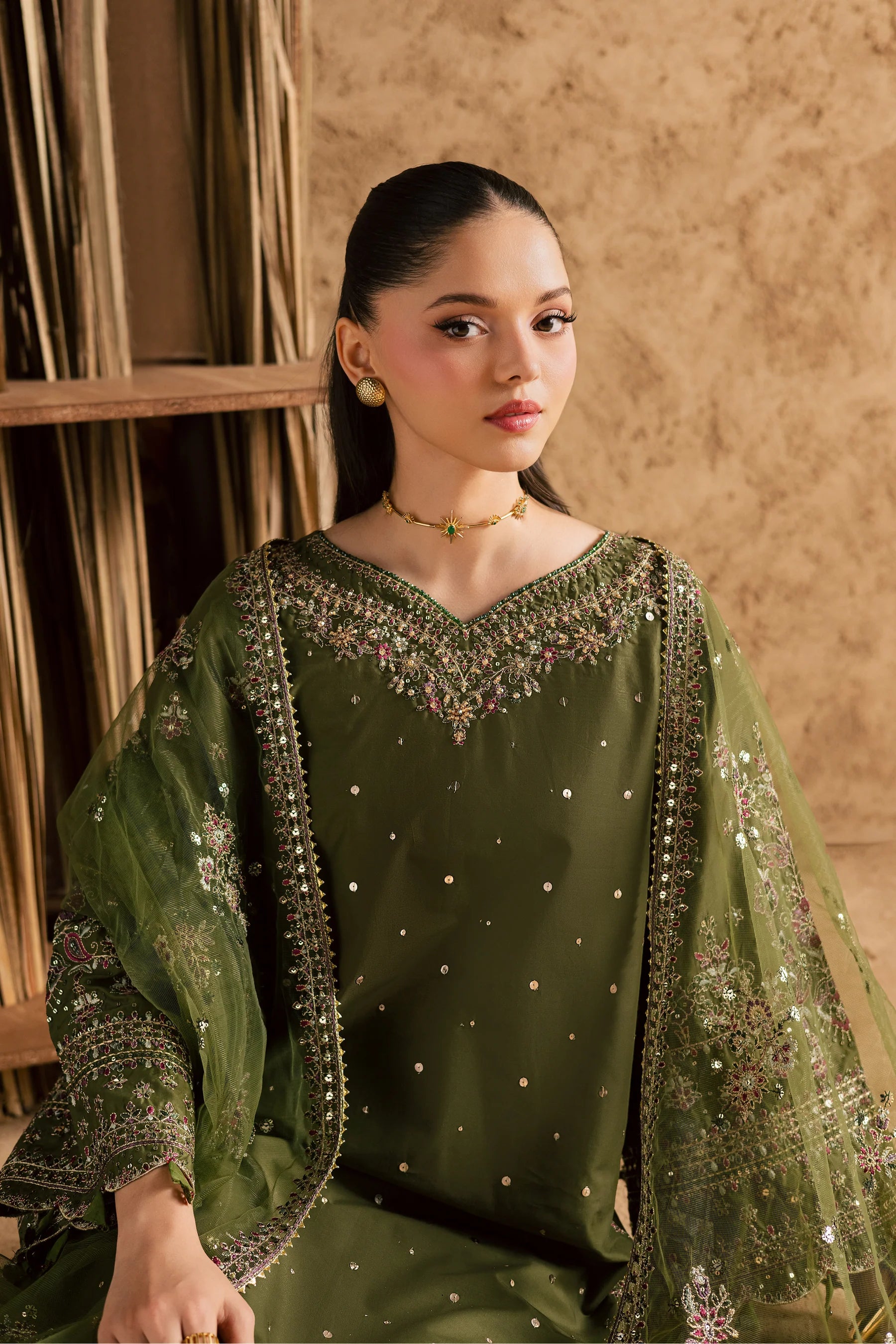 Best Selling - Nivora 3Pc Festive Embroidered Pret