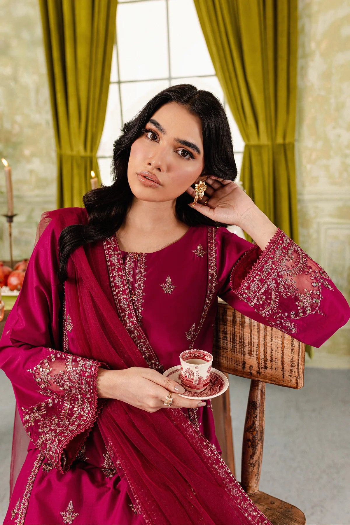 Winter - Best Selling - Polo 3Pc Embroidered Dress