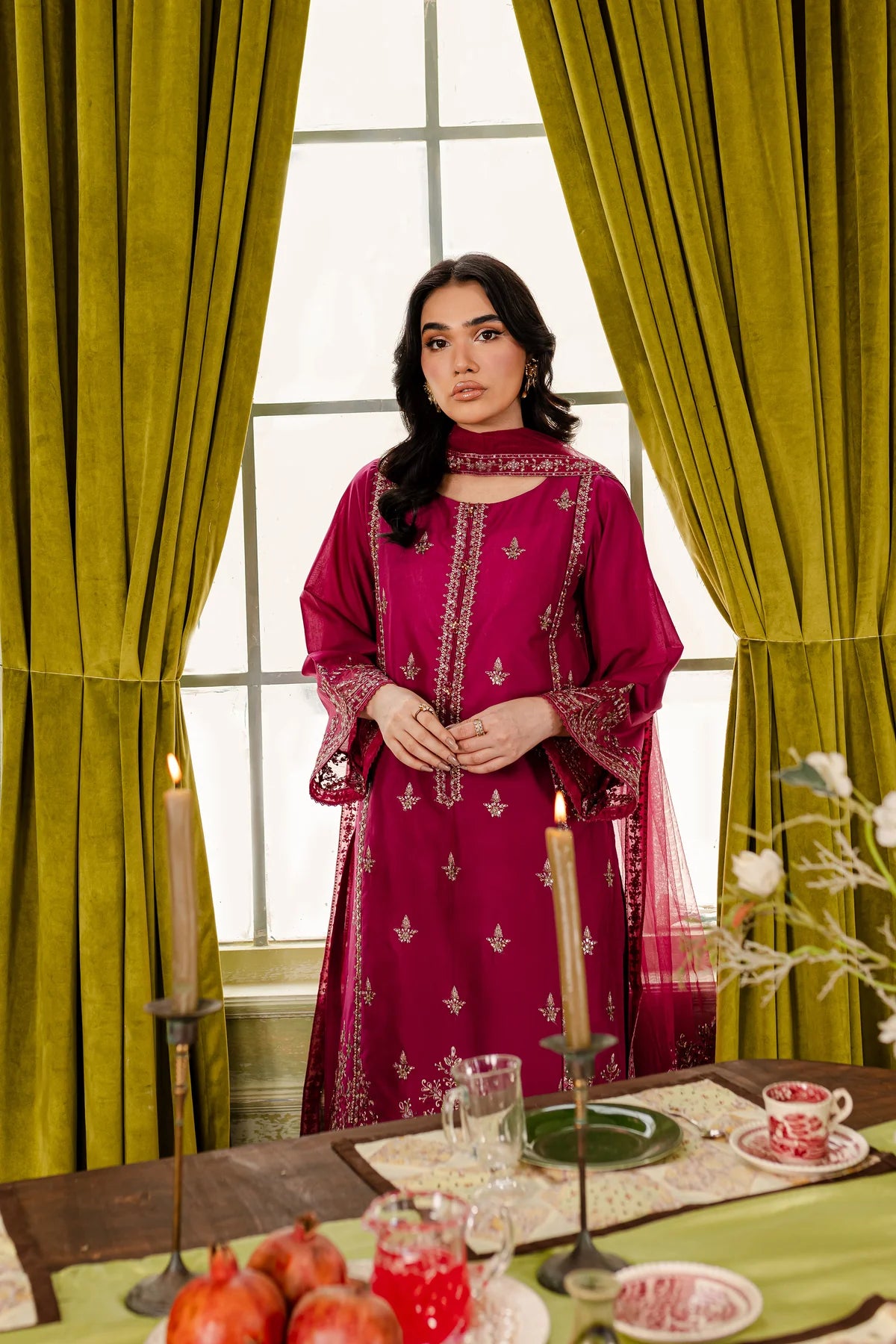 Winter - Best Selling - Polo 3Pc Embroidered Dress