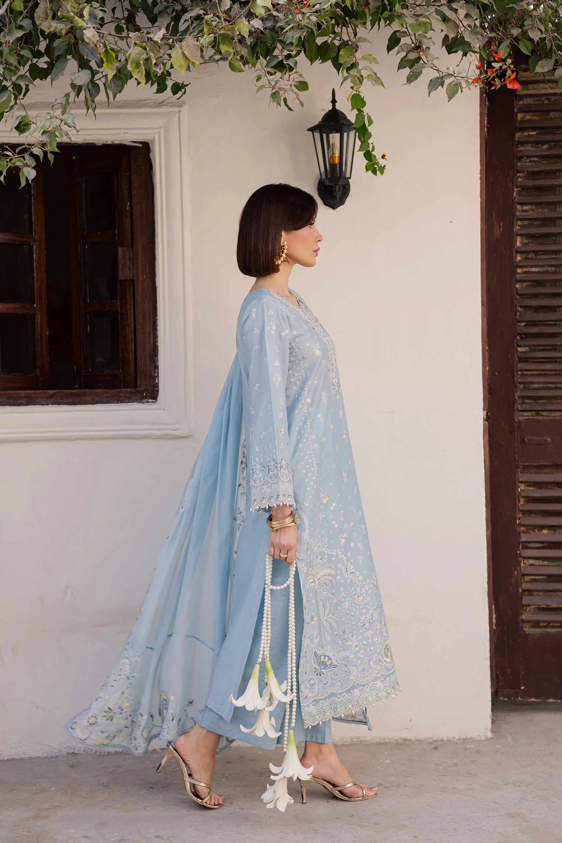Best Selling - Prague 3Pc Festive Embroidered Dress