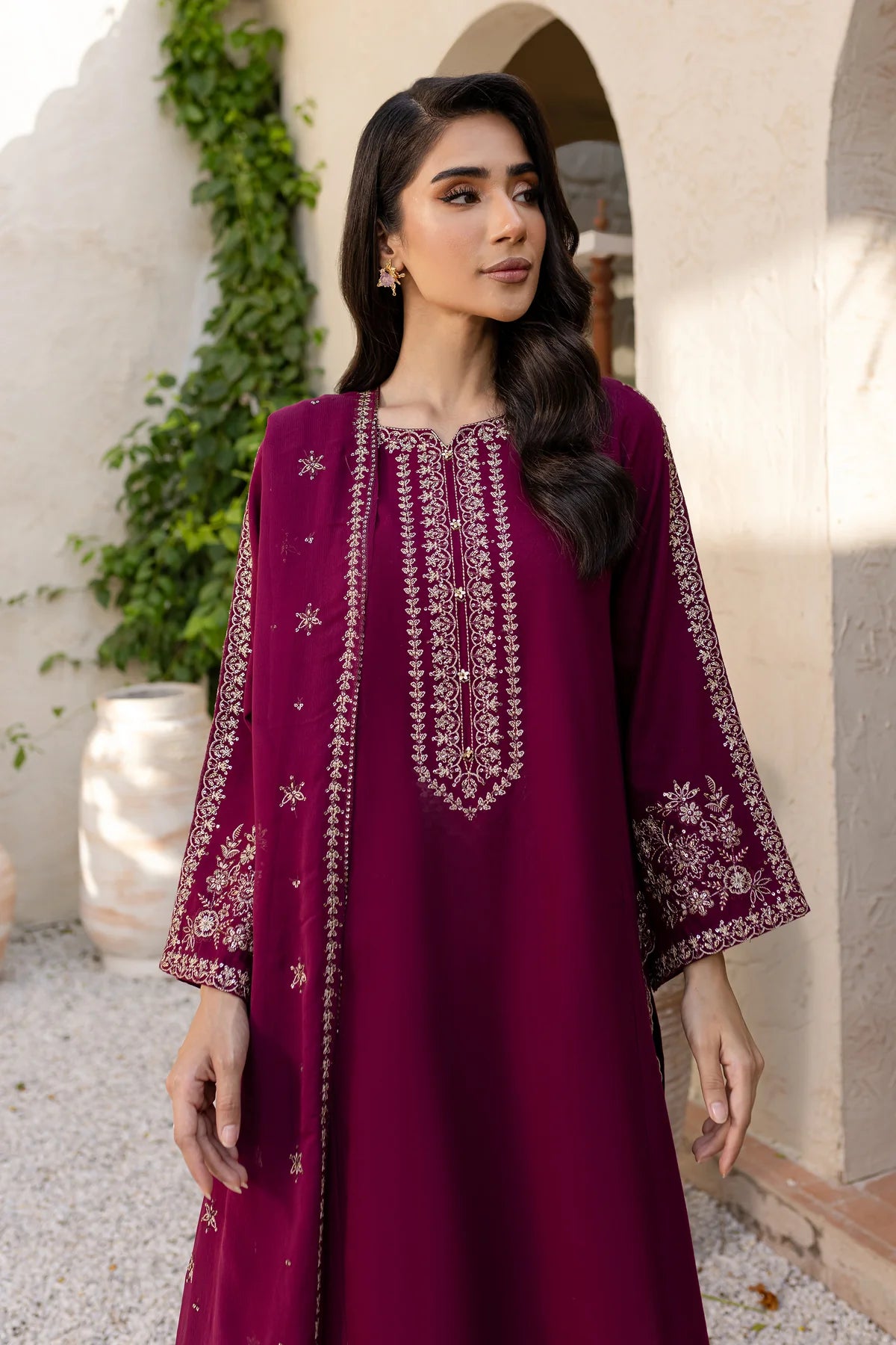 Best Selling - Saaya 3Pc Embroidered Dress