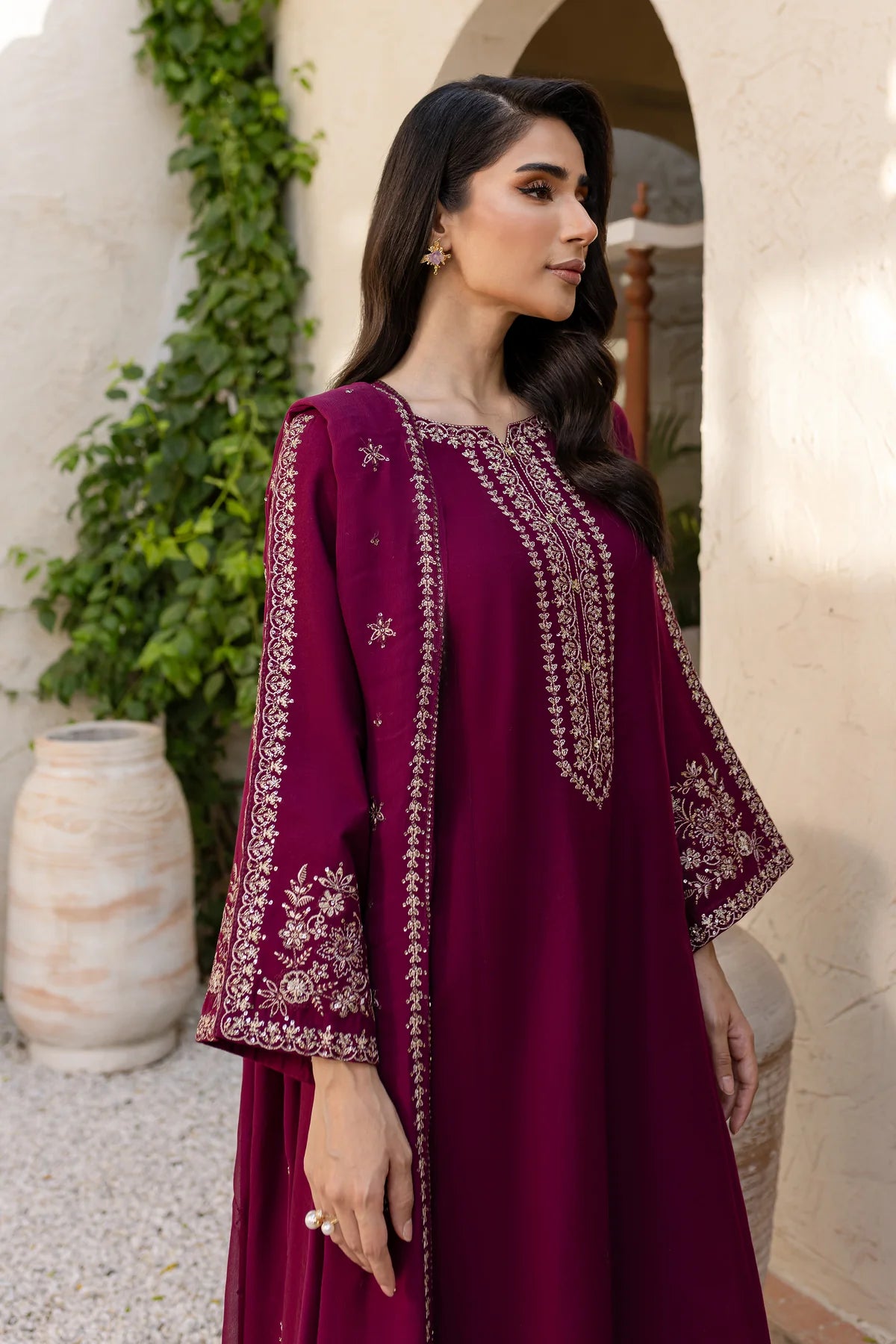 Best Selling - Saaya 3Pc Embroidered Dress