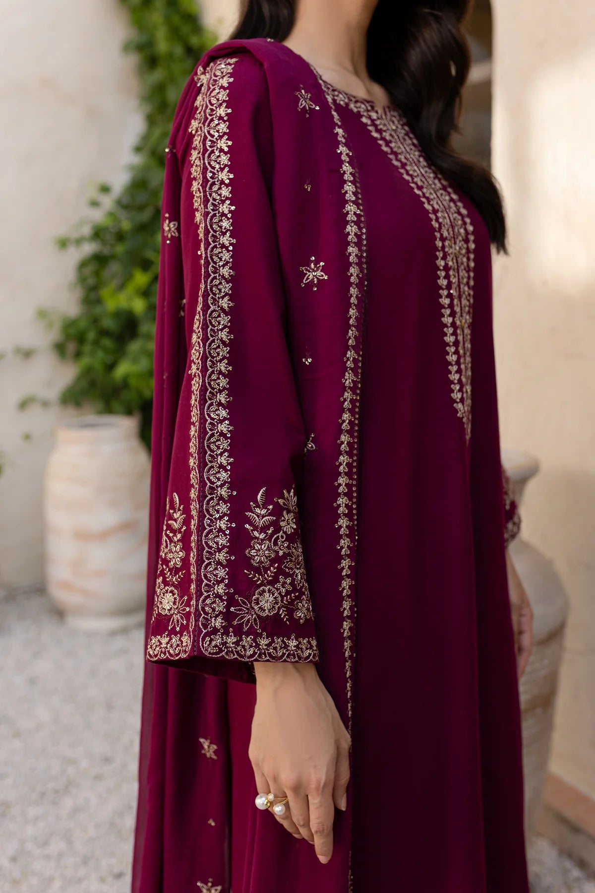 Best Selling - Saaya 3Pc Embroidered Dress