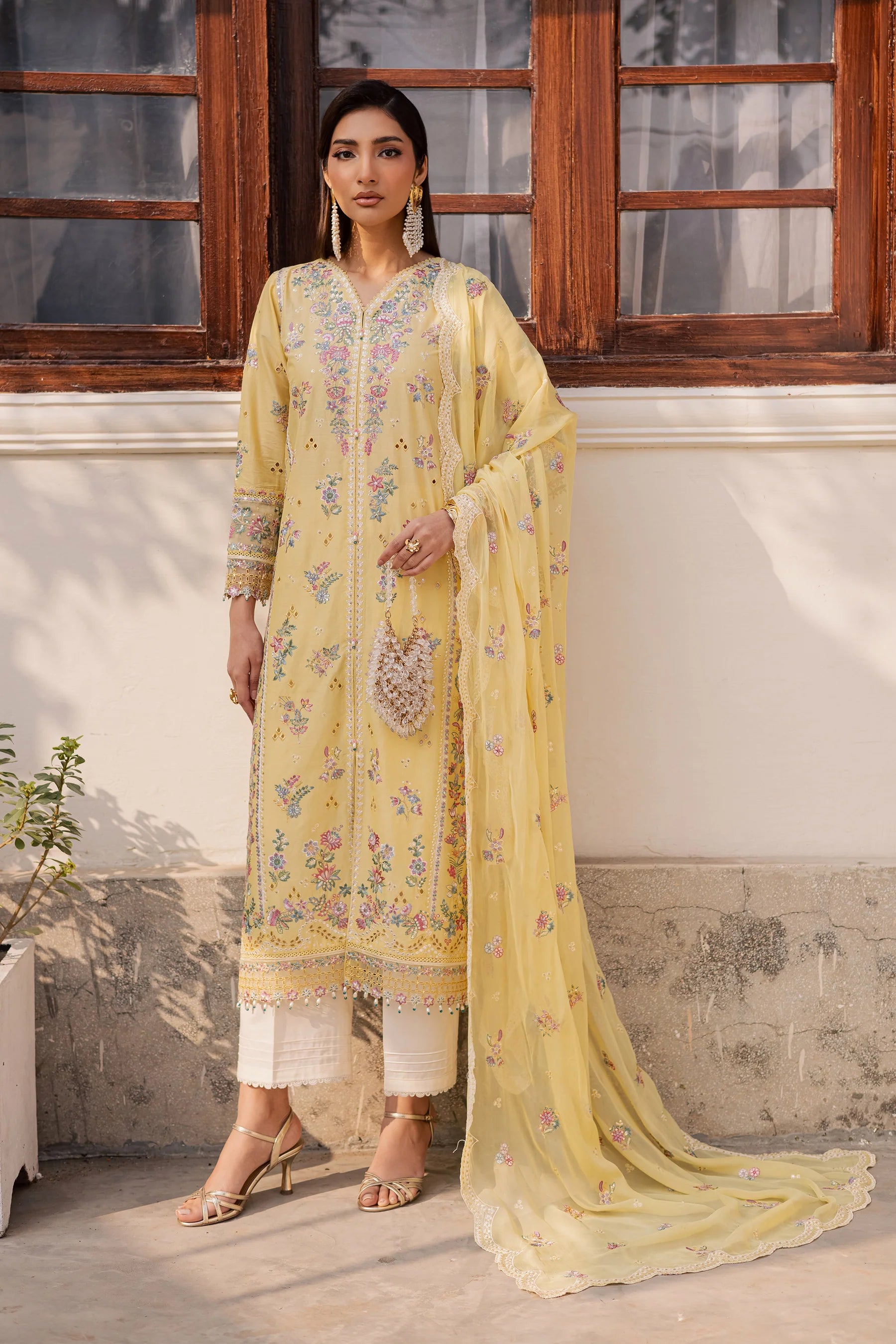 Best Selling - Sundip 3Pc Festive Embroidered Dress