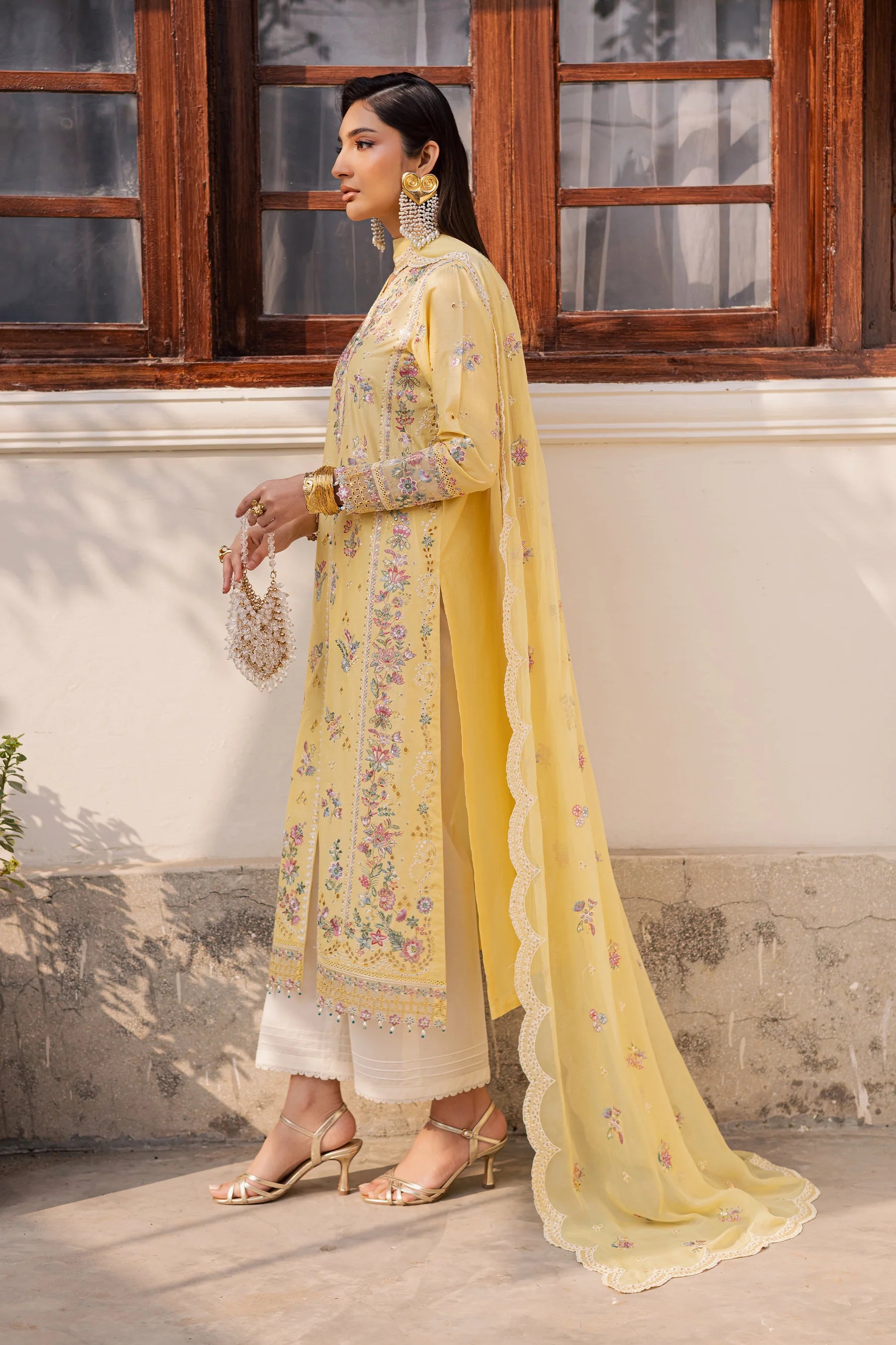 Best Selling - Sundip 3Pc Festive Embroidered Dress