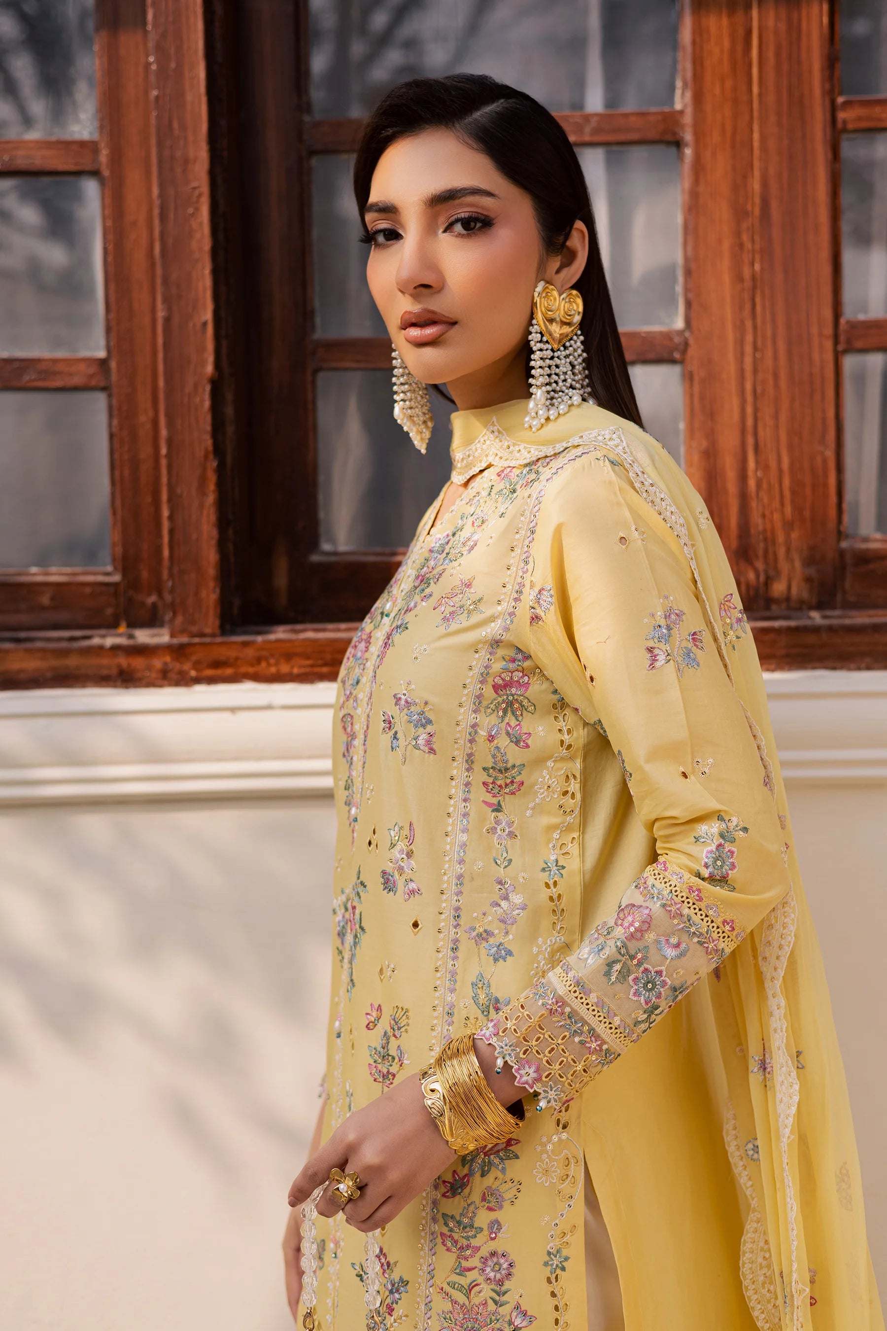 Best Selling - Sundip 3Pc Festive Embroidered Dress